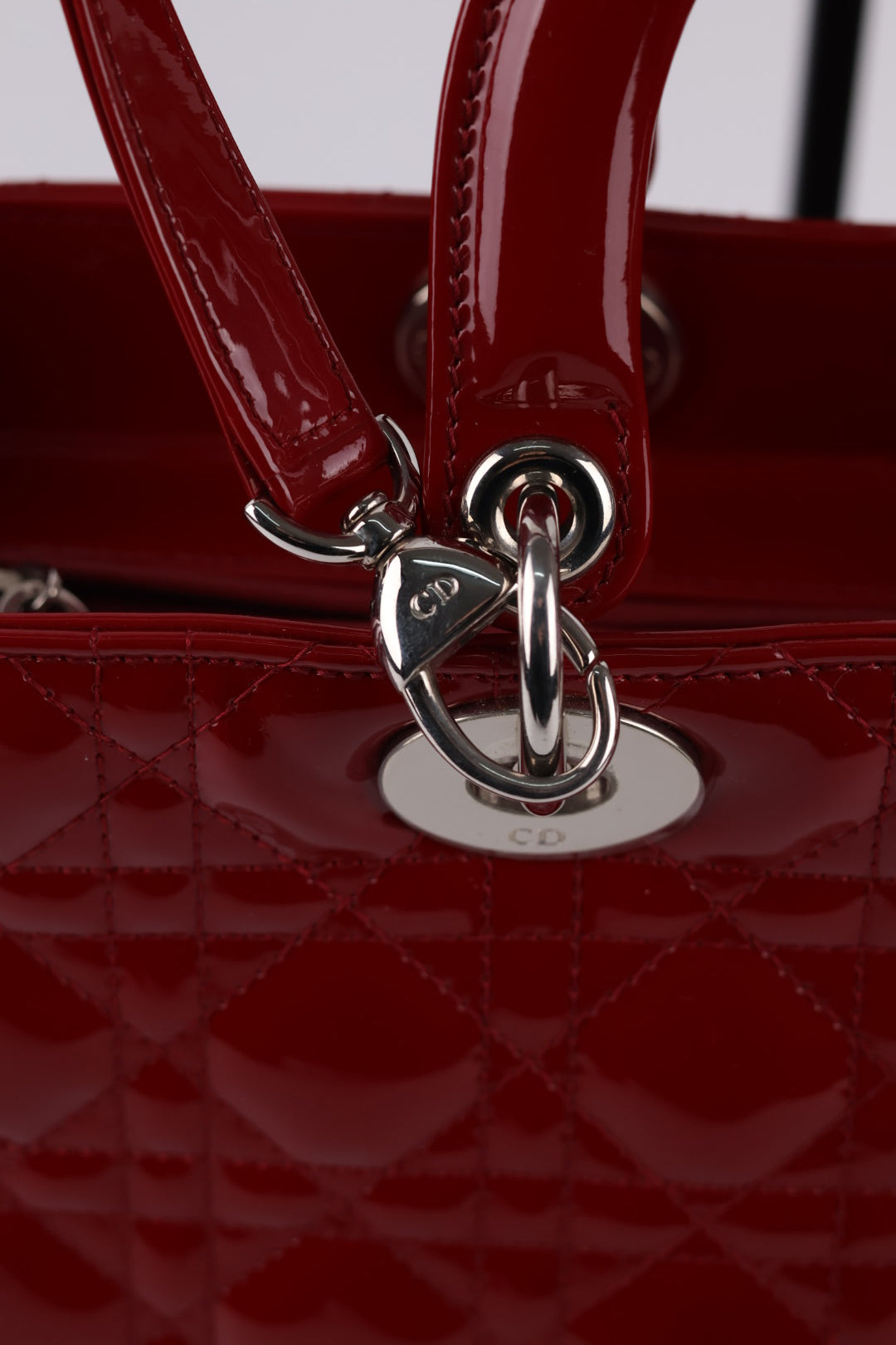 Lady Dior Large Vernis