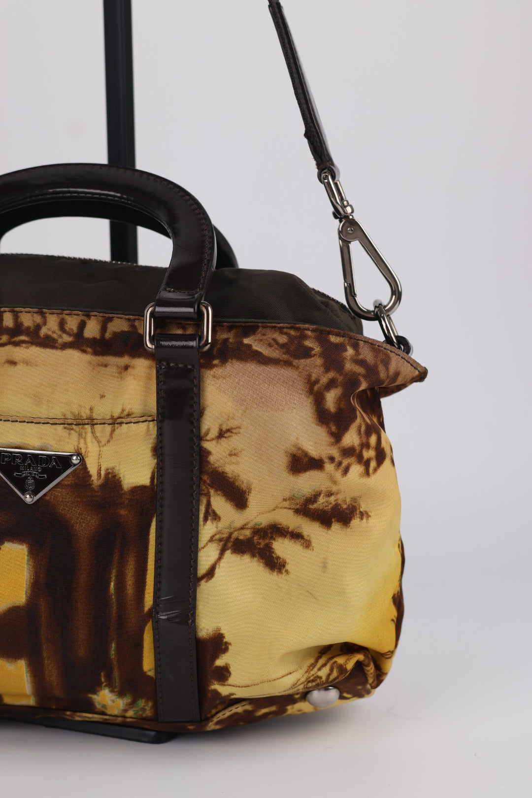 Prada boston Elephant Bag