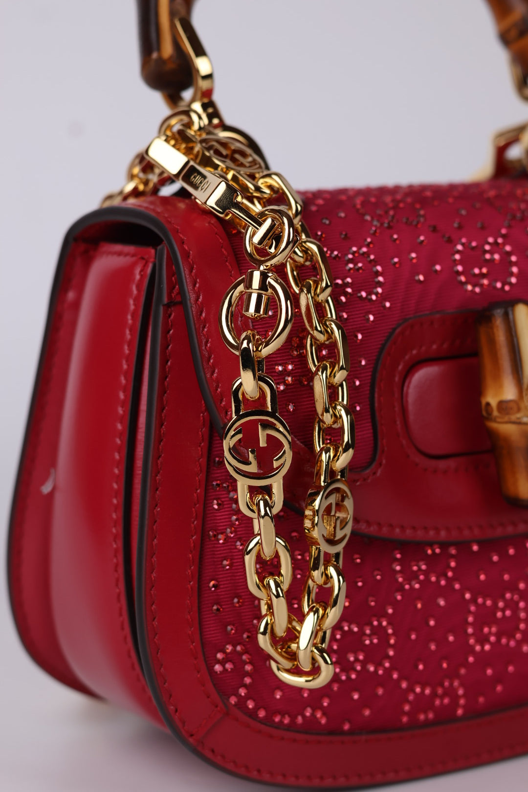 Gucci Mini Bamboo Crystal