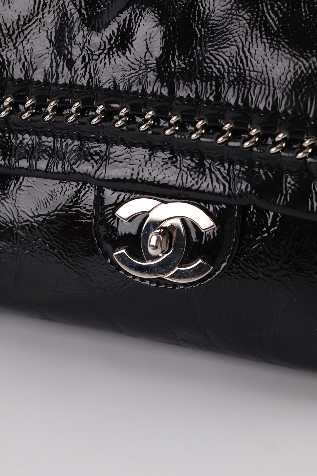 Chanel Classic Chain a Spalla Vernis