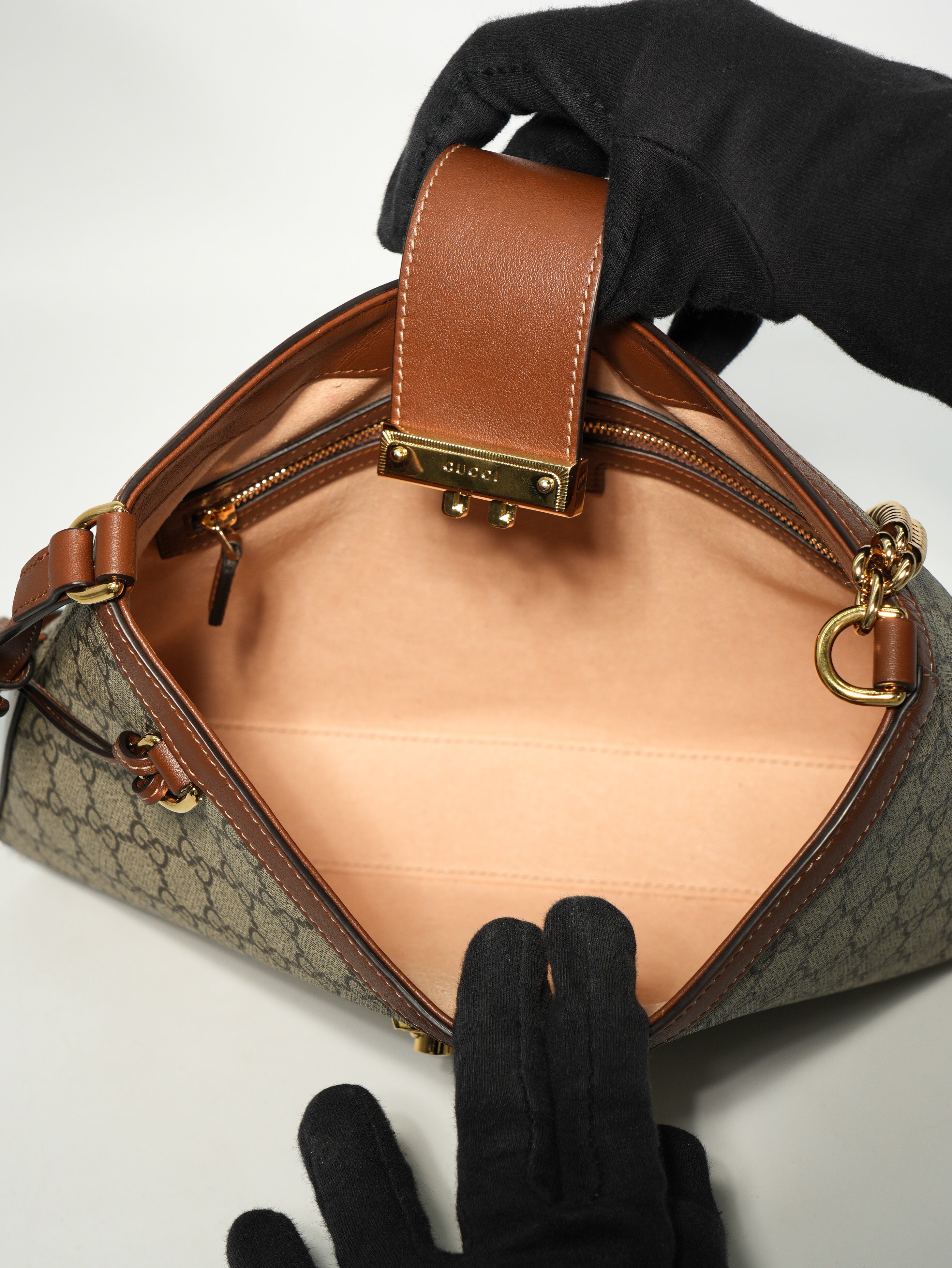 Gucci Padlock a Spalla GG Supreme