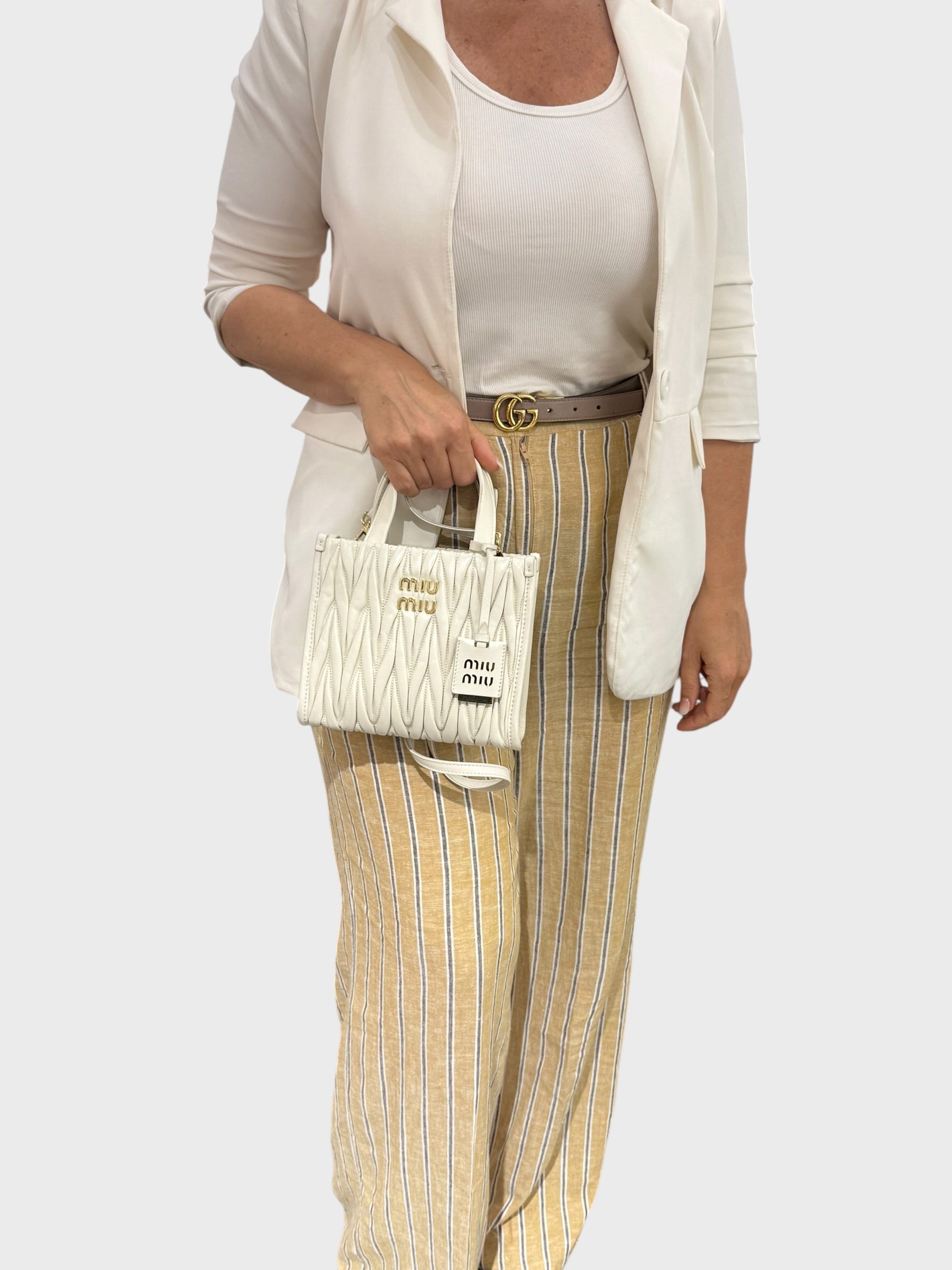 Miu Miu Mini Tote Matelassé