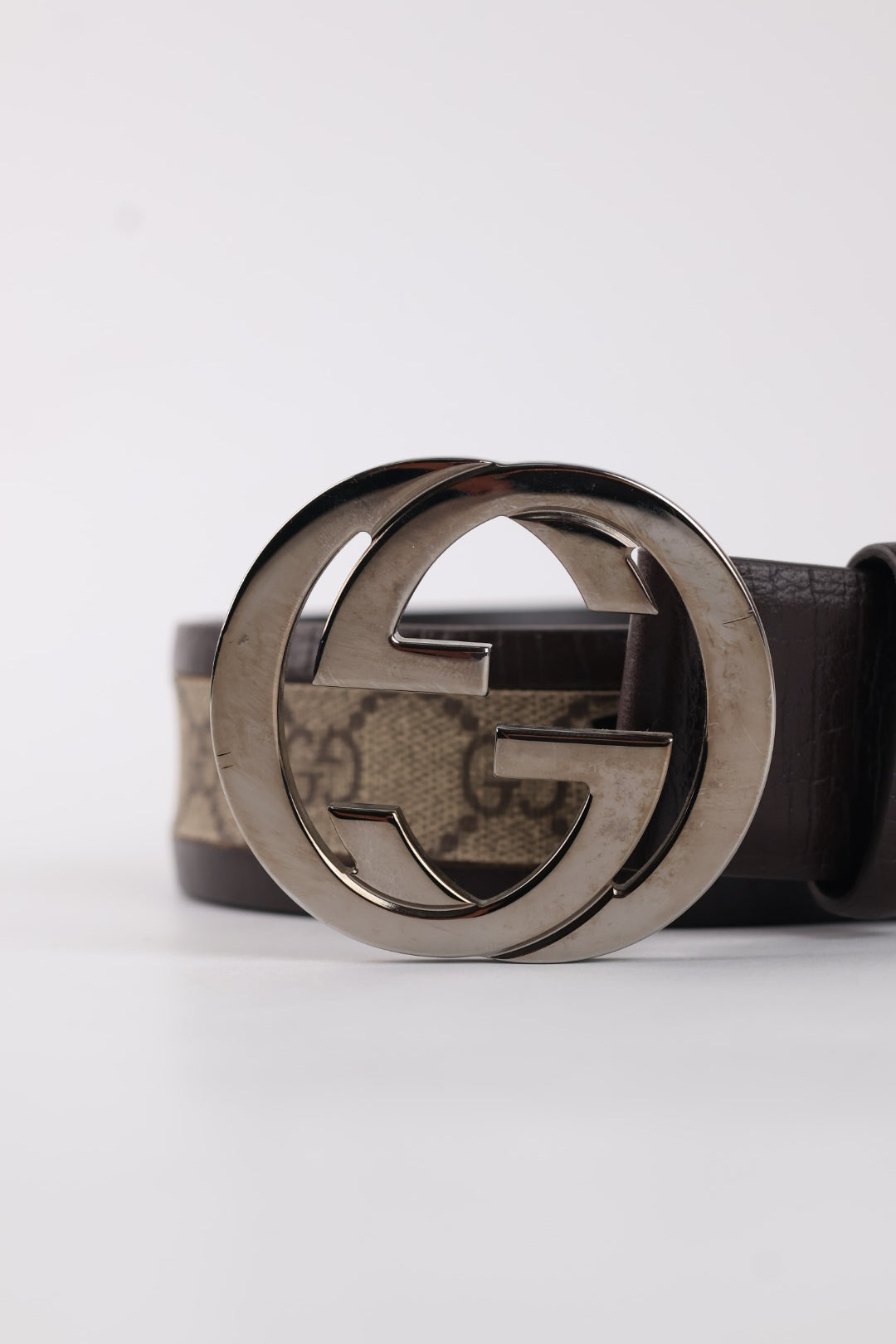 Gucci Cintura Interlocking GG Supreme