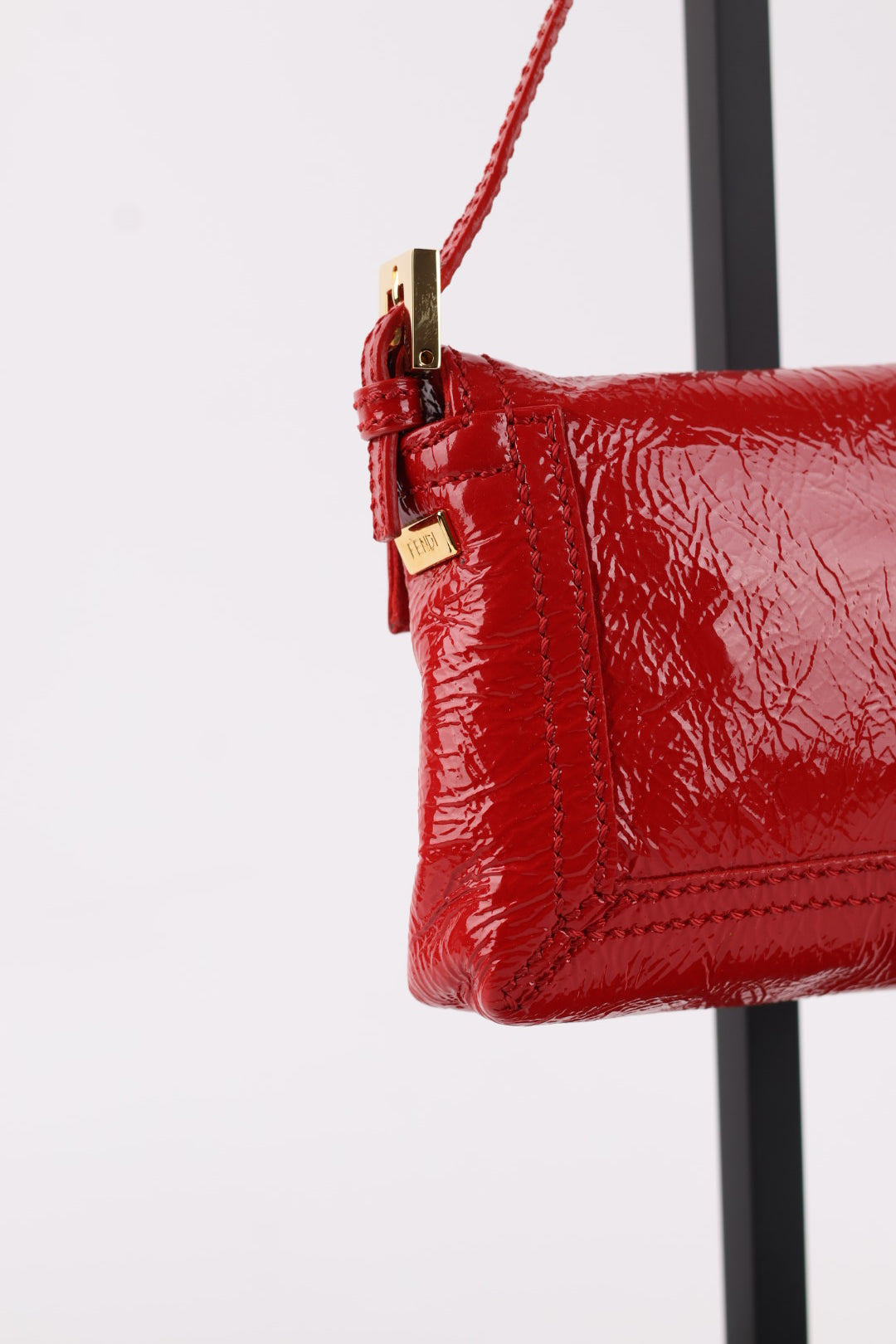 Fendi Mini Baguette in Vernice