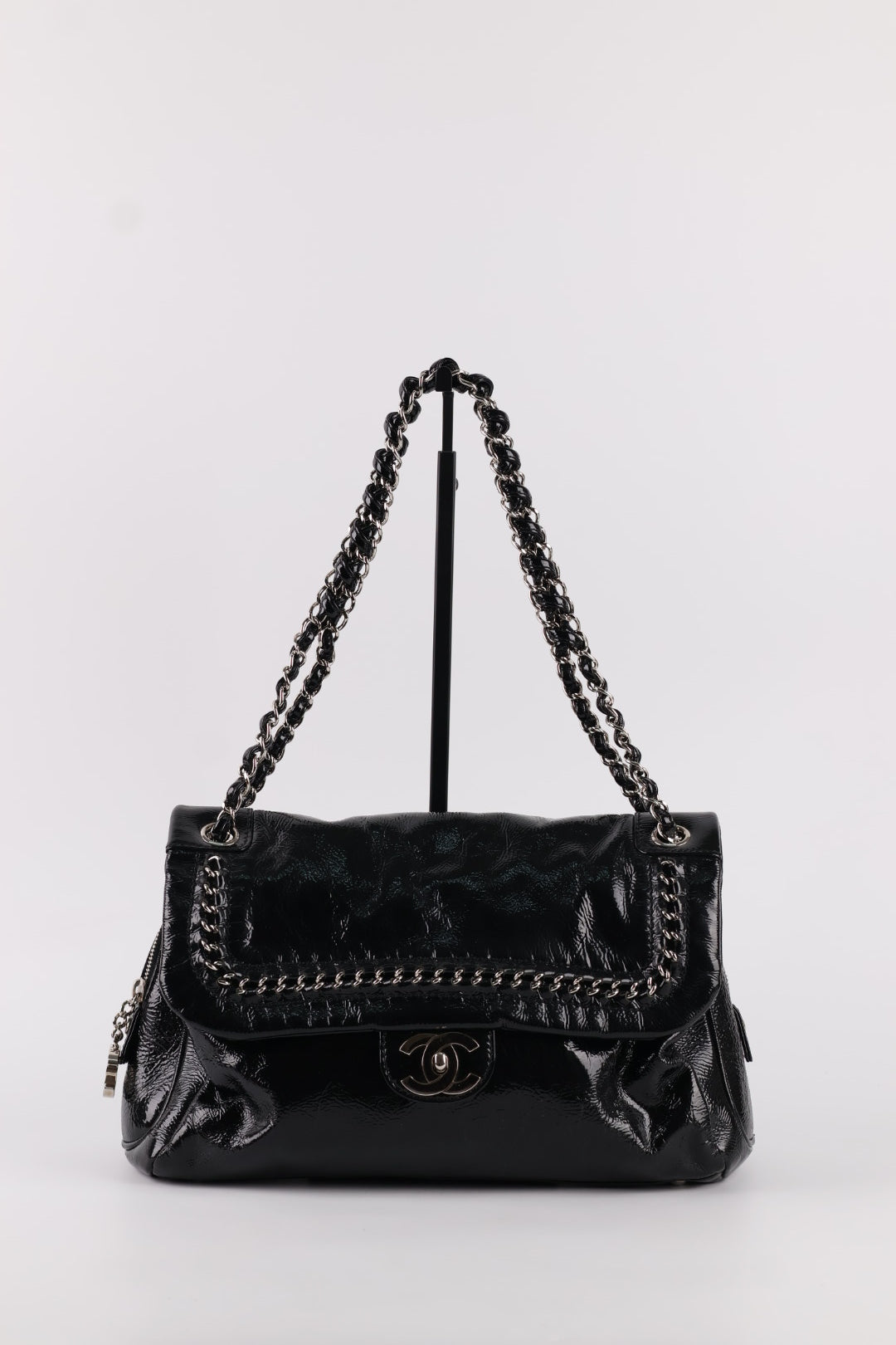 Chanel Classic Chain a Spalla Vernis