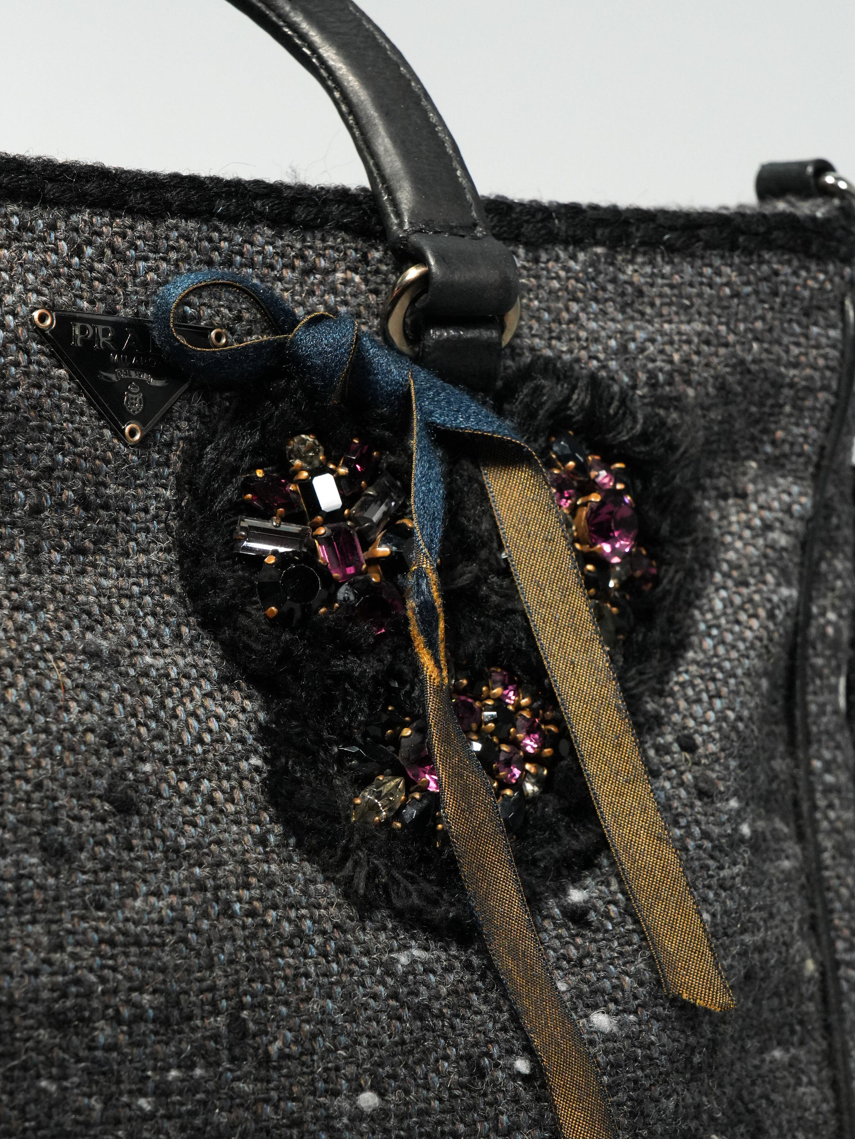 Prada Tweed Shopping Mini