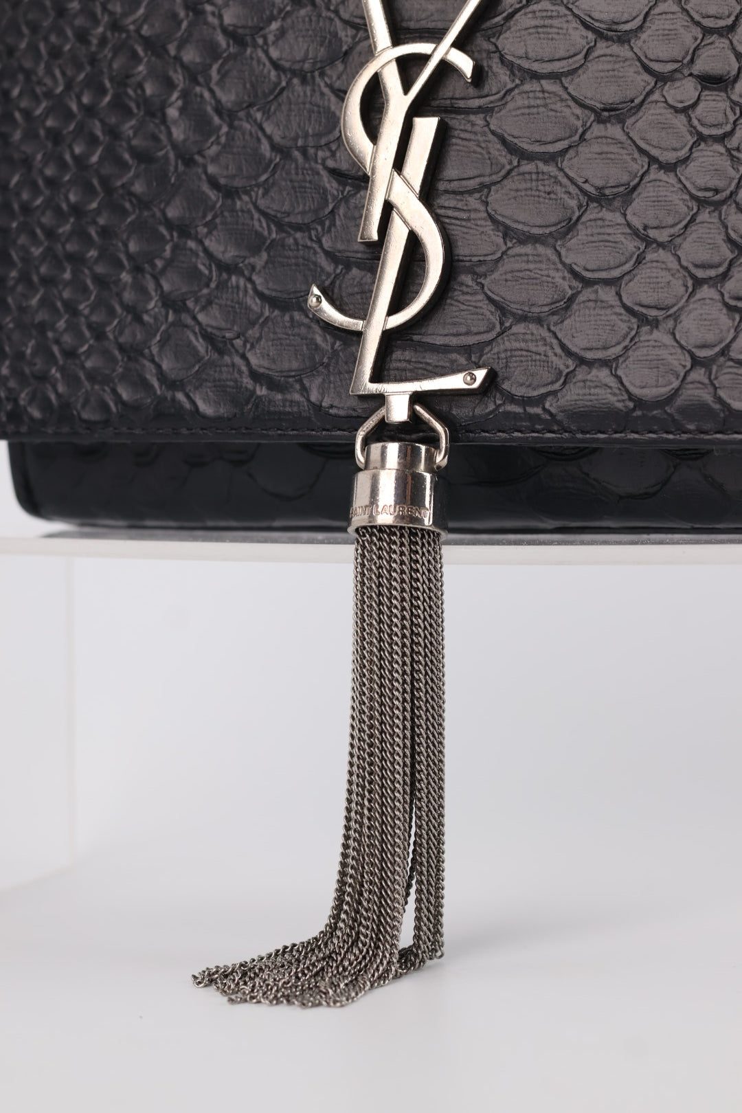 Saint Laurent Kate Mini Pitone con Nappa