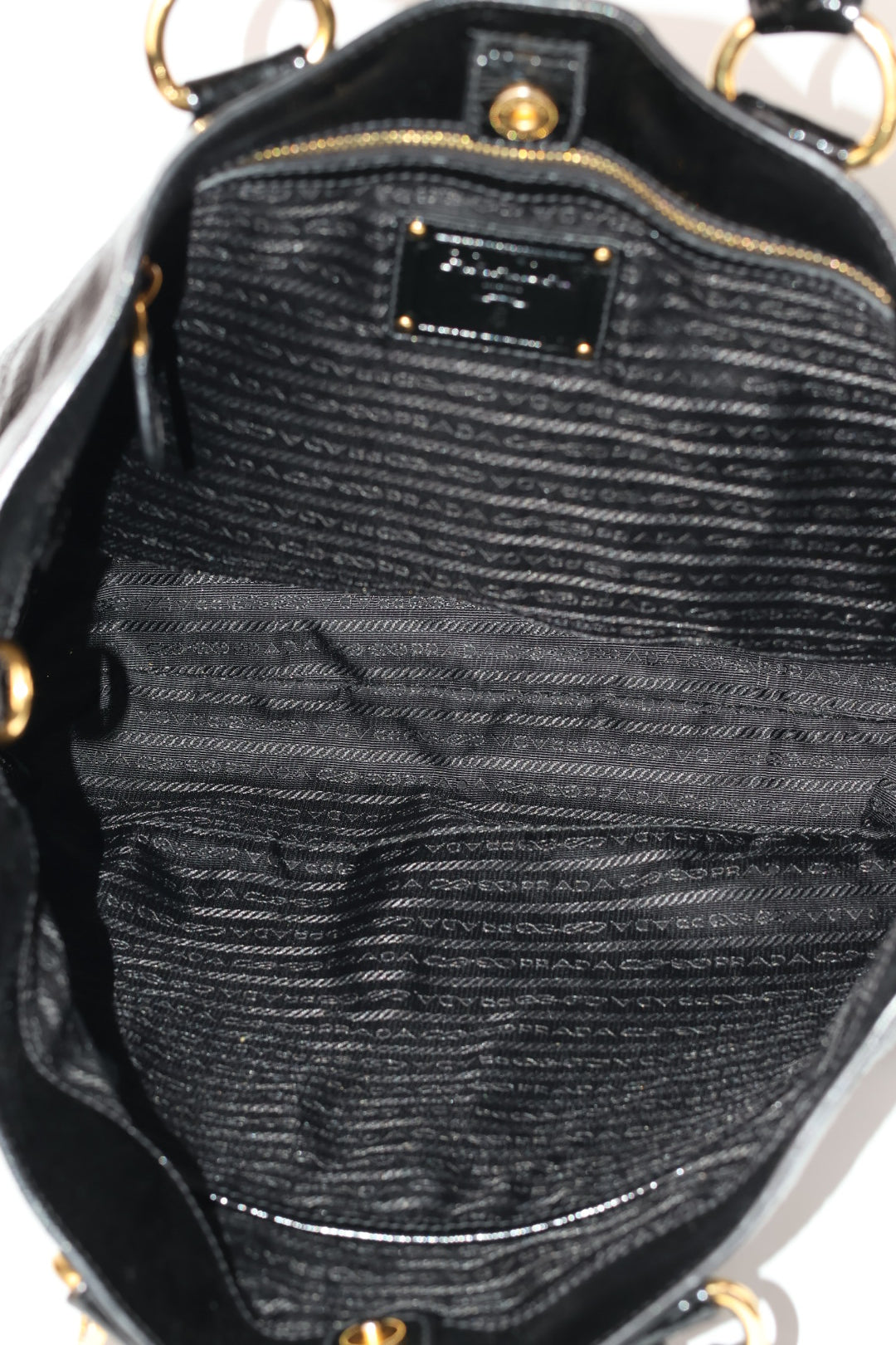 Prada Tote in Pelle Verniciata