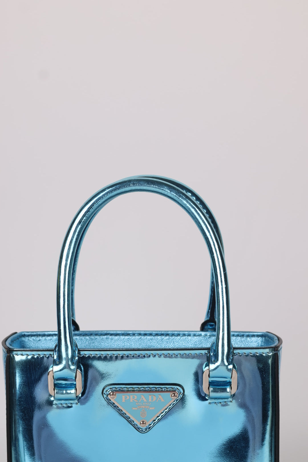 Prada Mini Tote Metallic