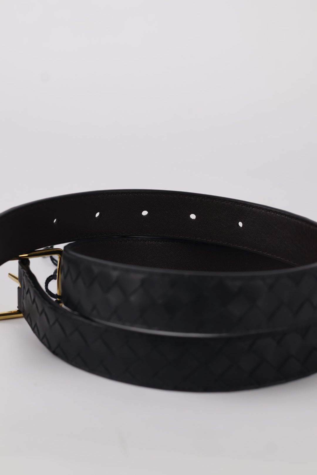 Bottega Veneta Cintura in Pelle Intrecciata