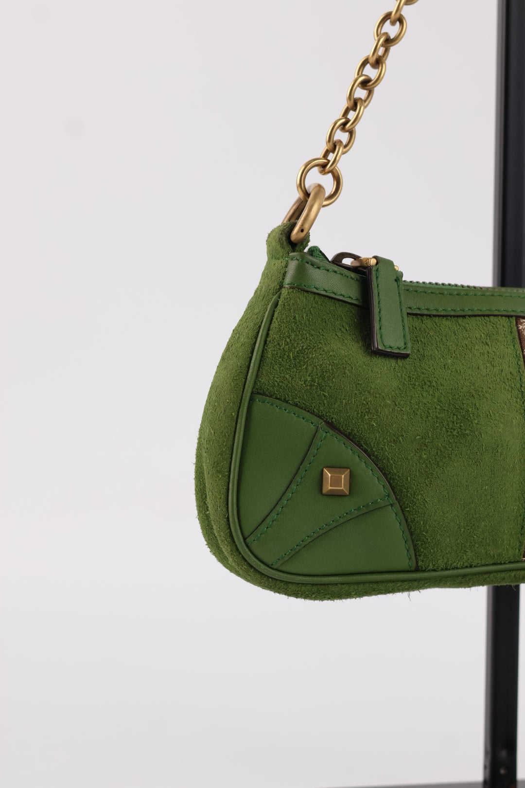 Gucci Chain Pochette GG Suede