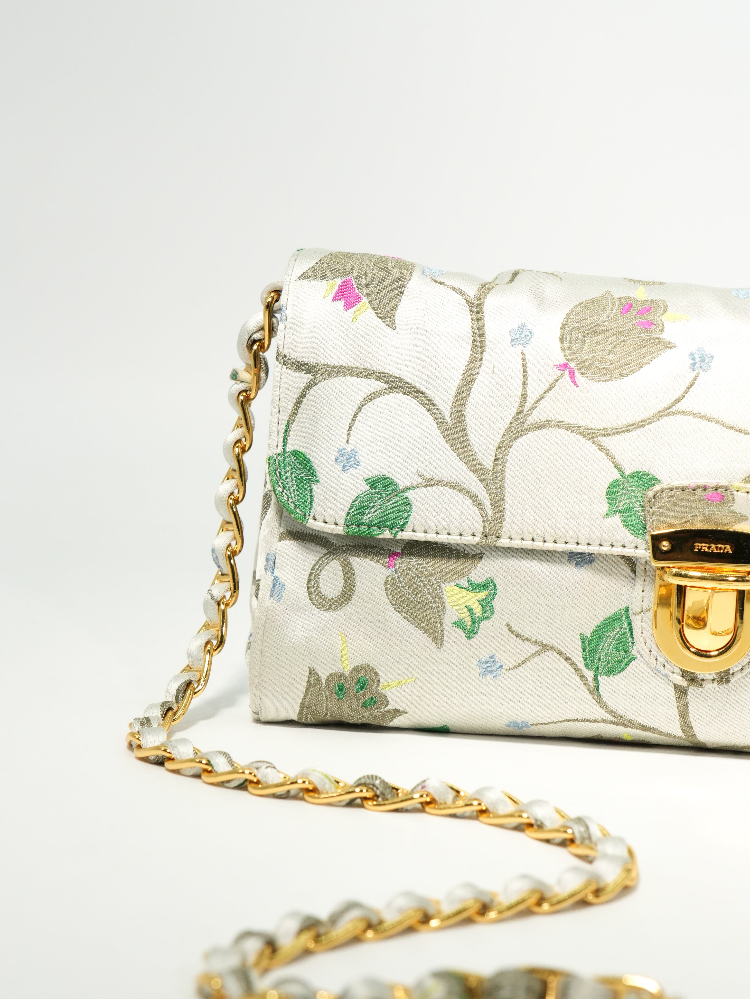 Prada Jacquard Bag Floreale