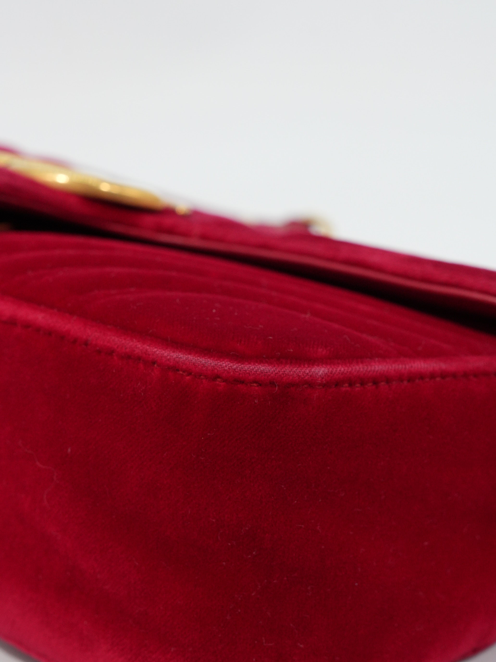 Gucci Marmont Media Velvet Matelassé