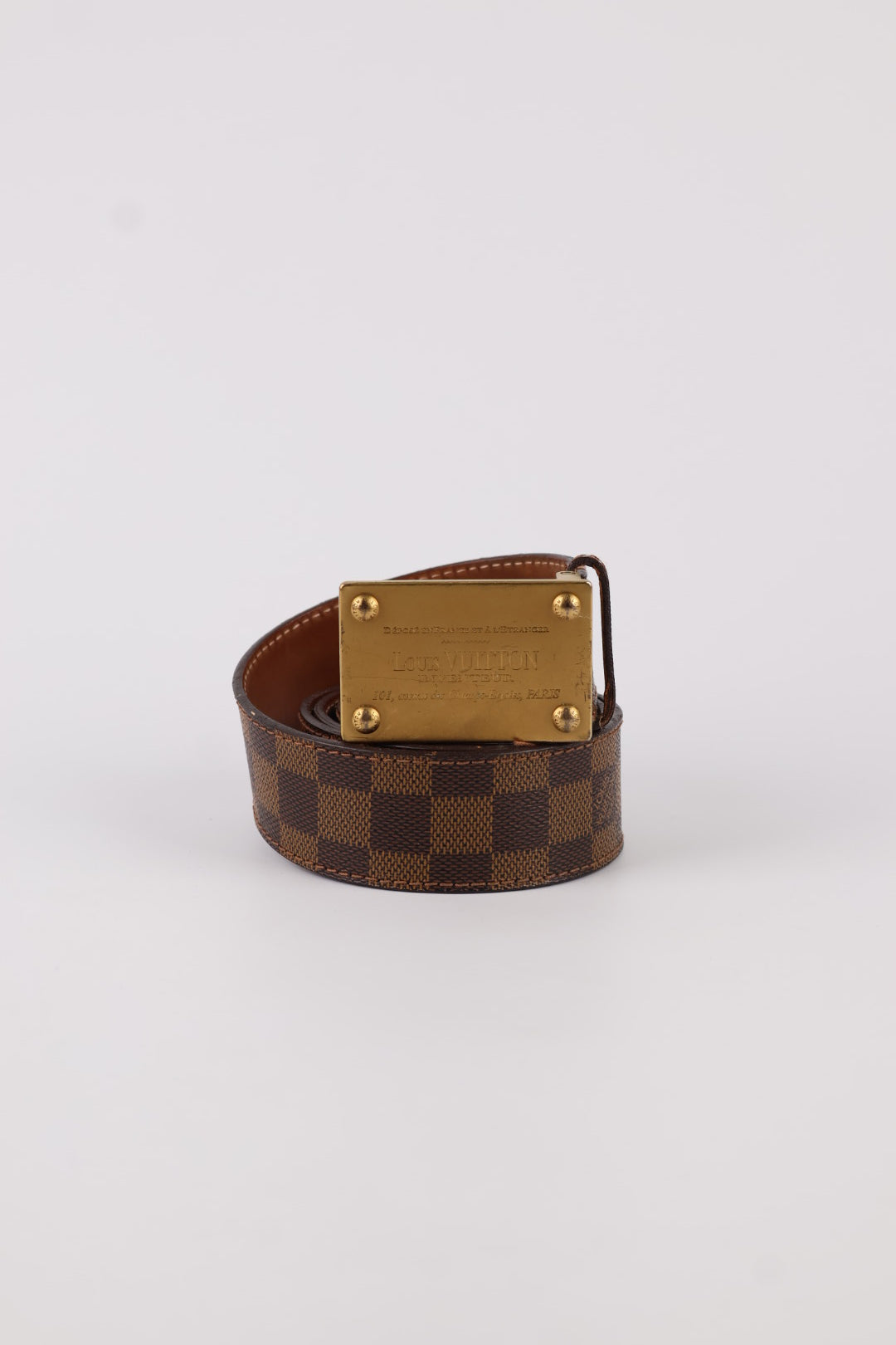 Louis Vuitton Cintura Inventeur Damier Ébène