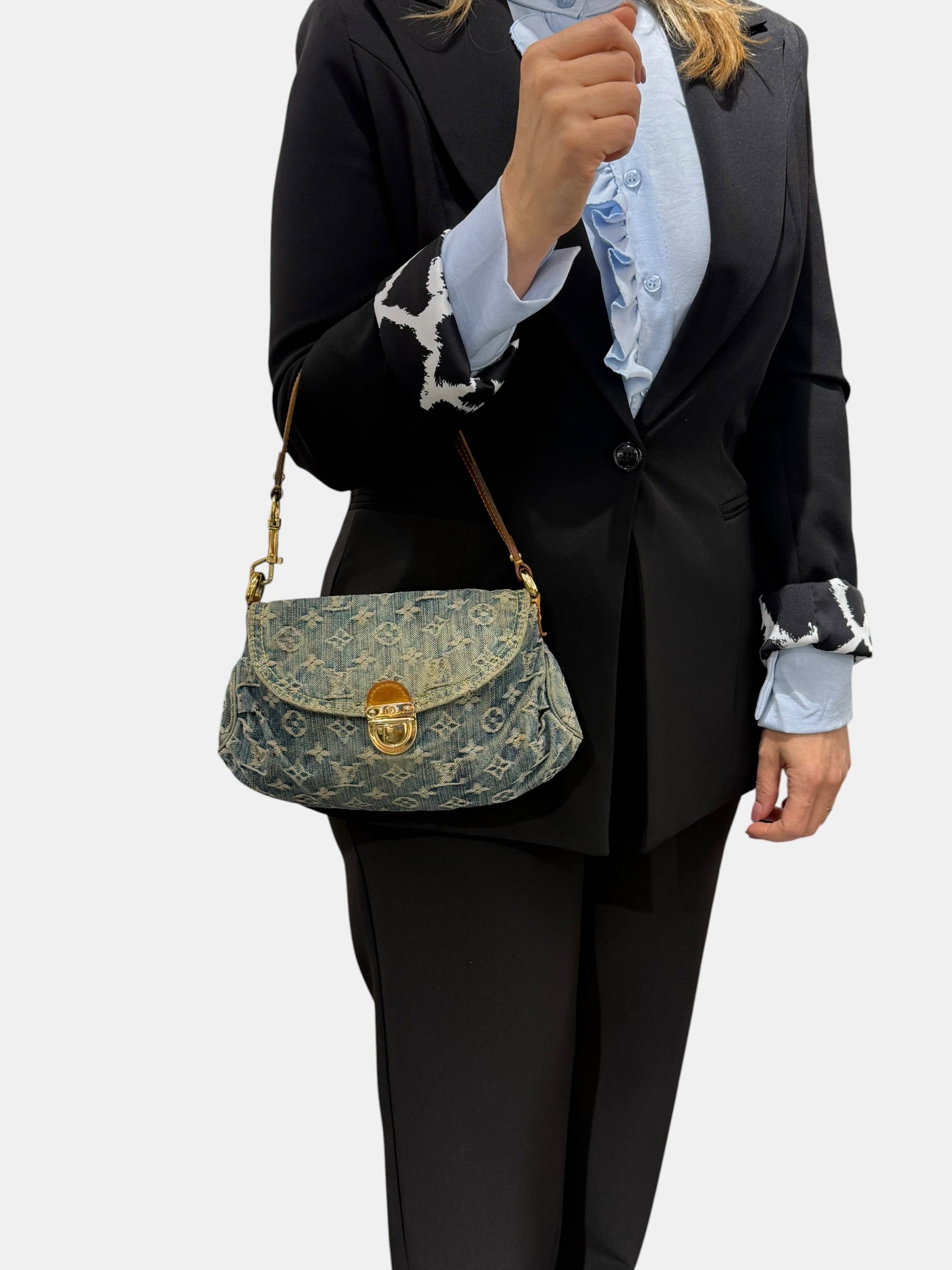 Louis Vuitton Pleaty Monogram Denim