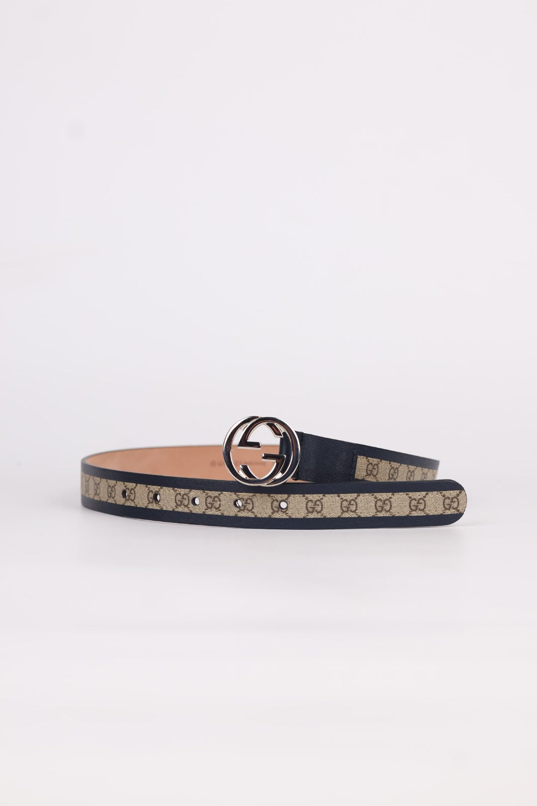 Gucci Cintura Kids Interlocking GG Supreme