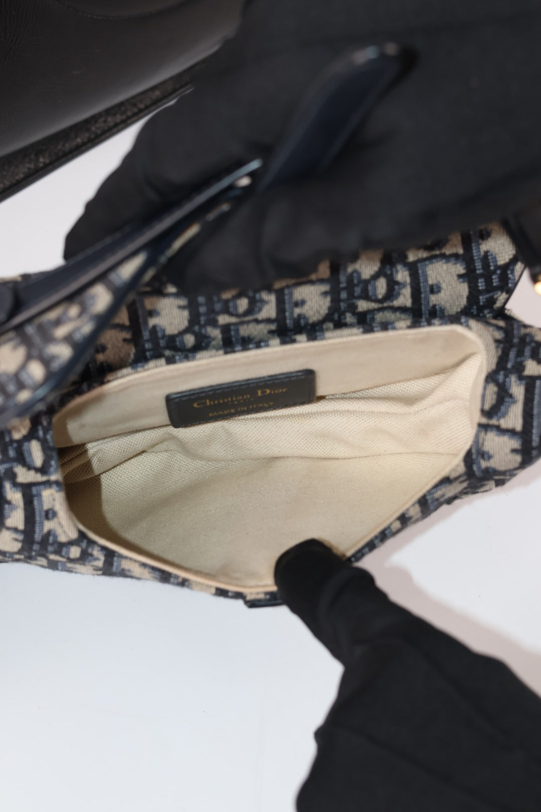 Dior Mini Saddle Jacquard Oblique