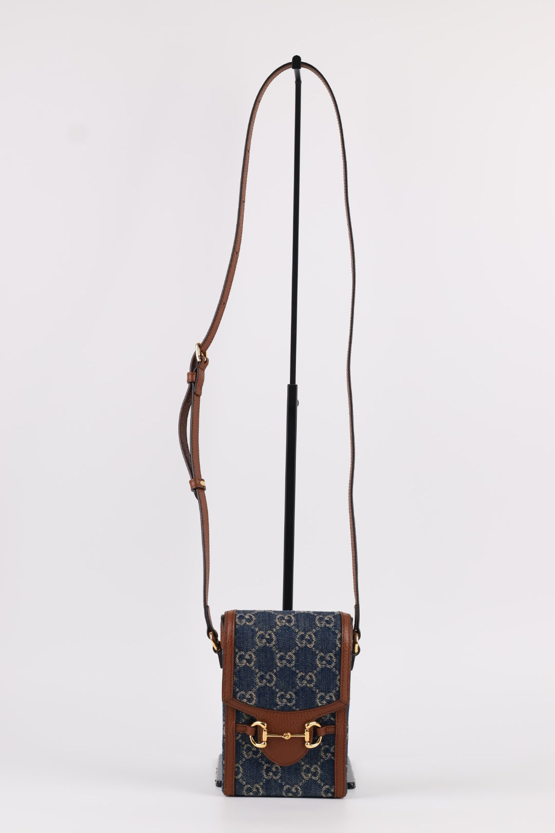 Gucci Porta Cellulare Horsebit GG Denim