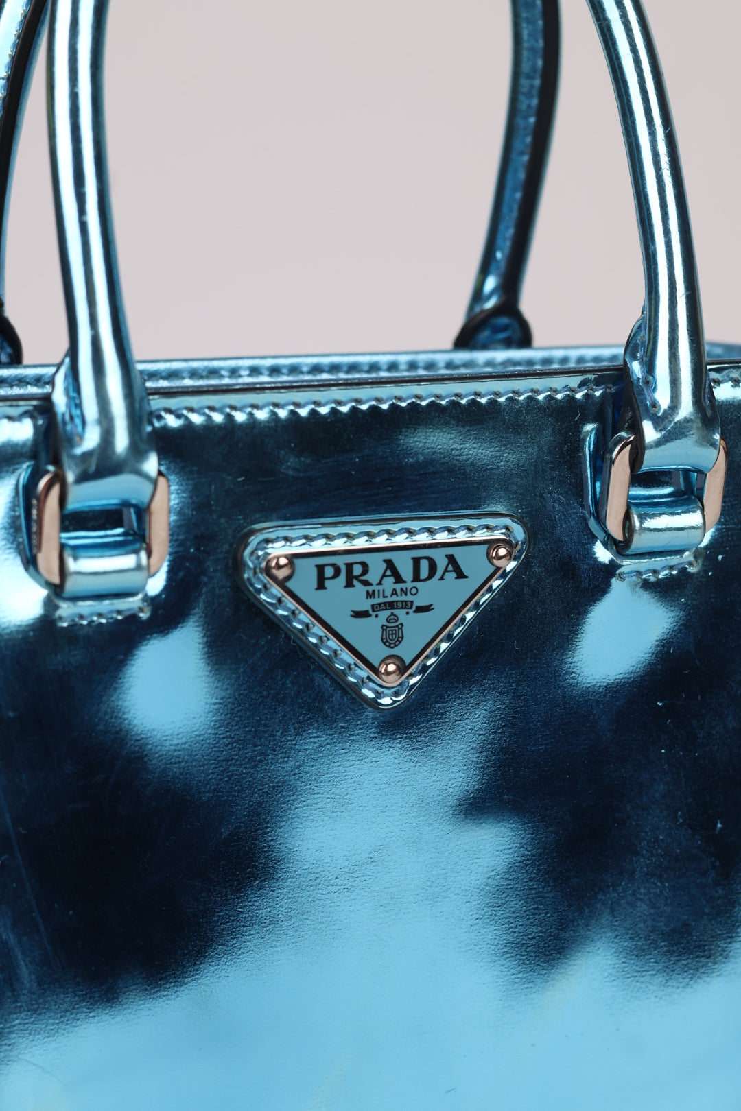 Prada Mini Tote Metallic