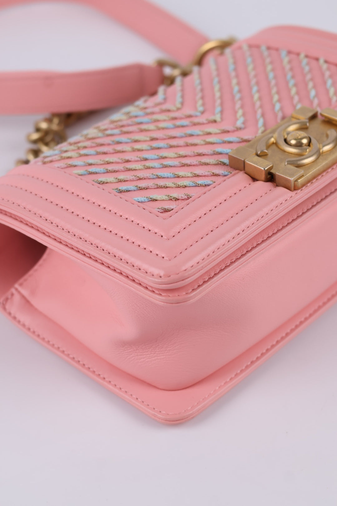 Chanel Boy Small in Pelle