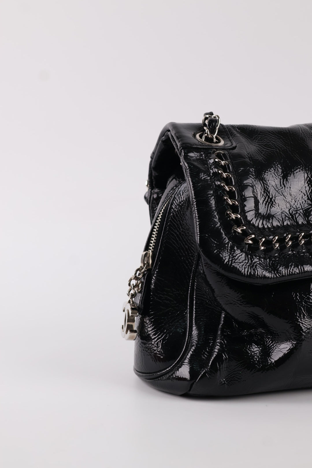 Chanel Classic Chain a Spalla Vernis