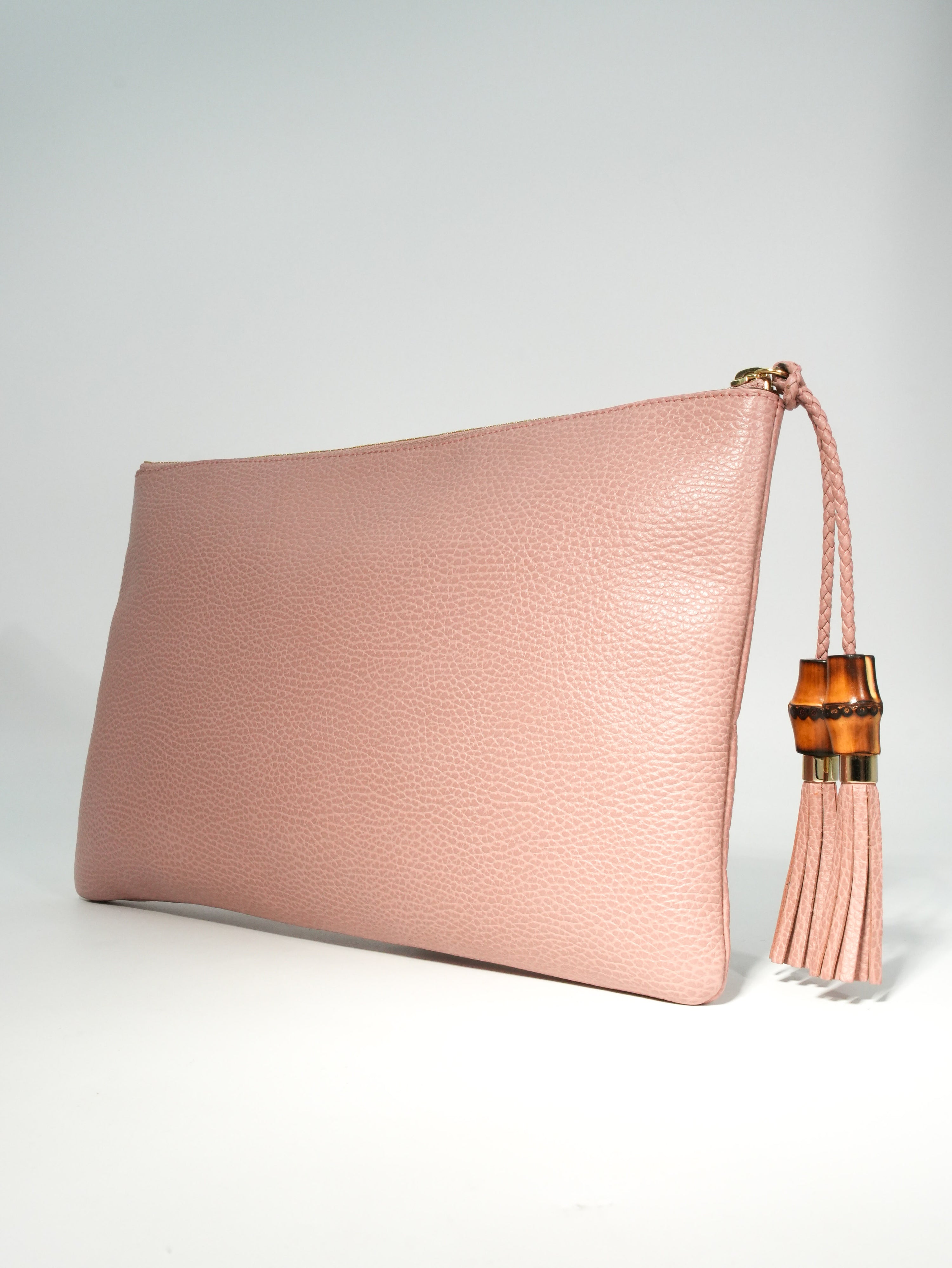 Gucci Pochette Bamboo in Pelle