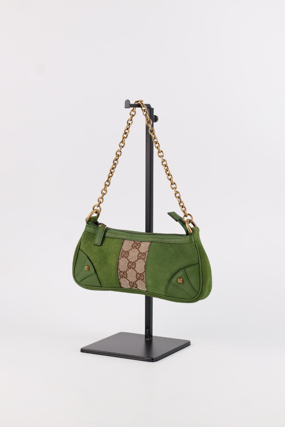 Gucci Chain Pochette GG Suede