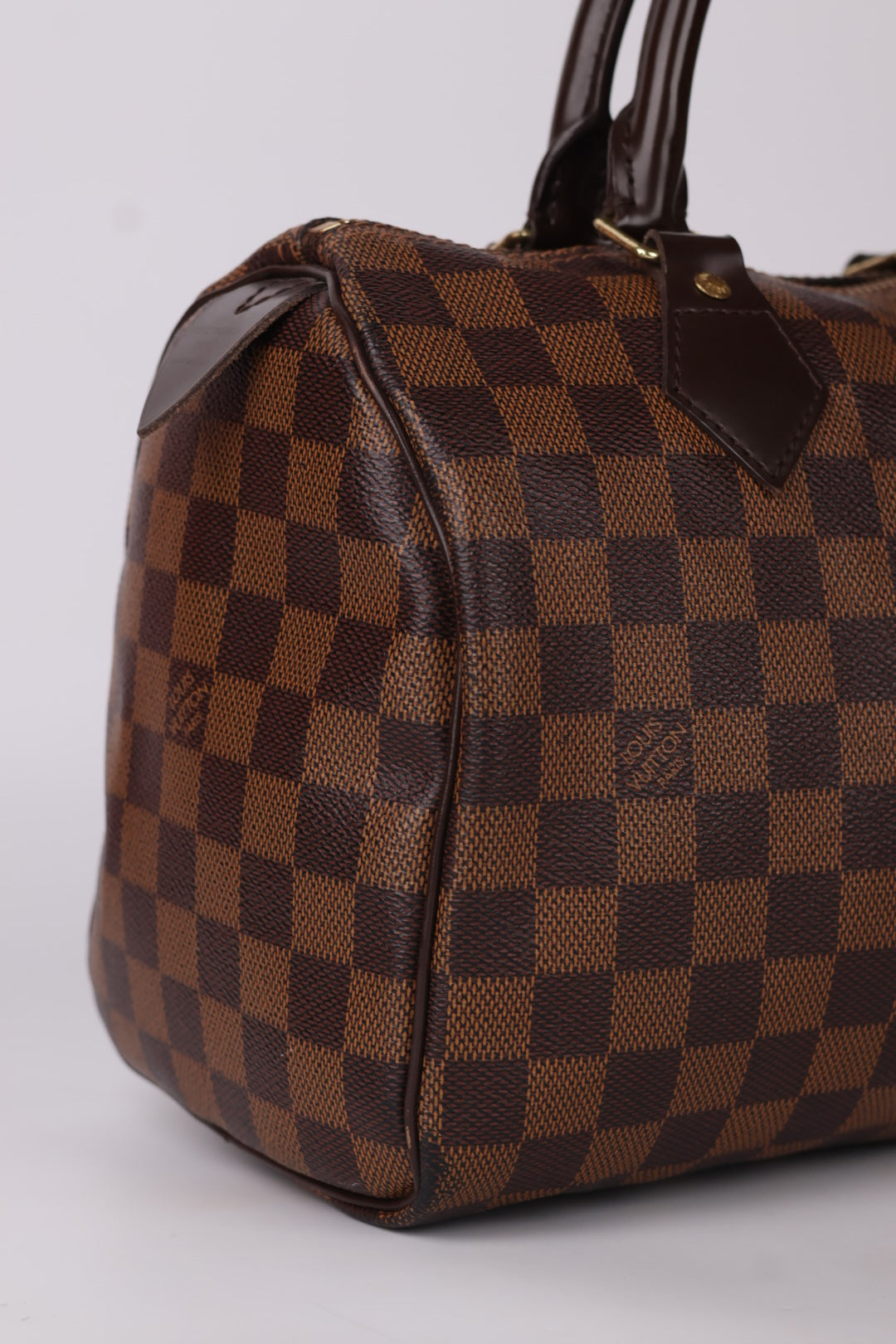Louis Vuitton Speedy 25 Damier Ébène con Tracolla