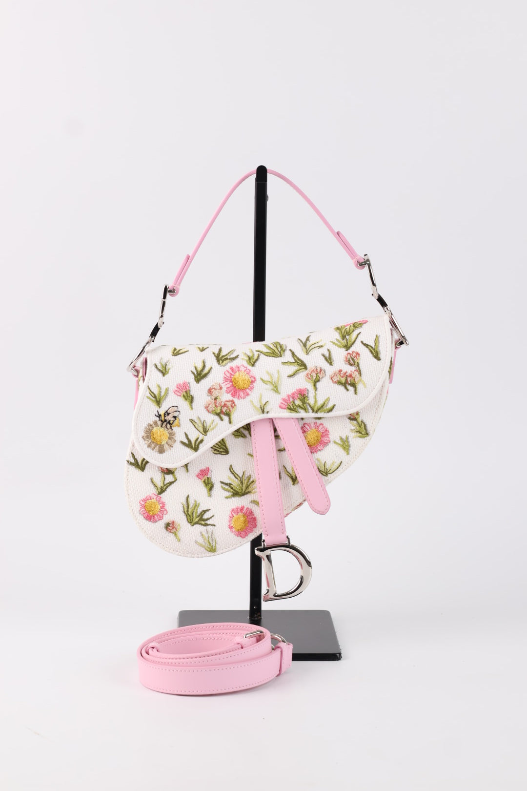 Dior Saddle Piccola Daisy Garden