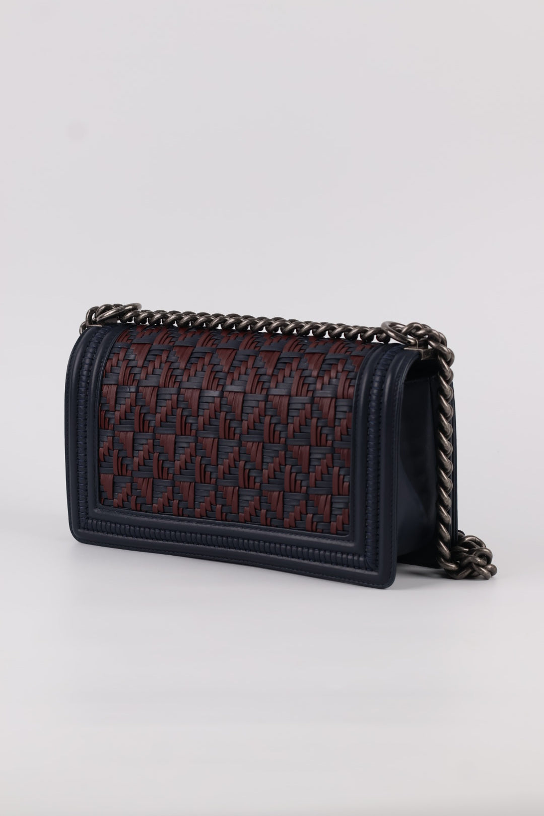 Chanel Boy in Pelle Intrecciata