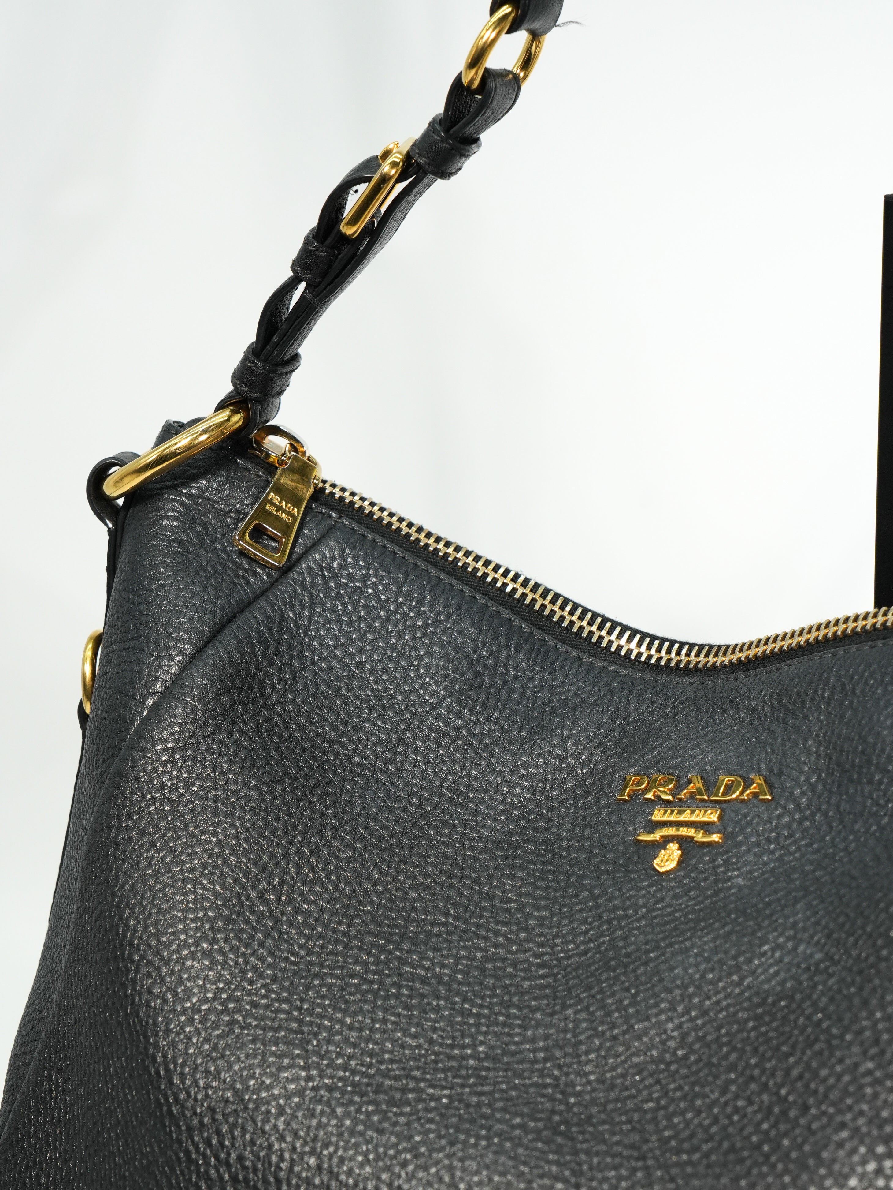 Prada Soft Bag in Pelle