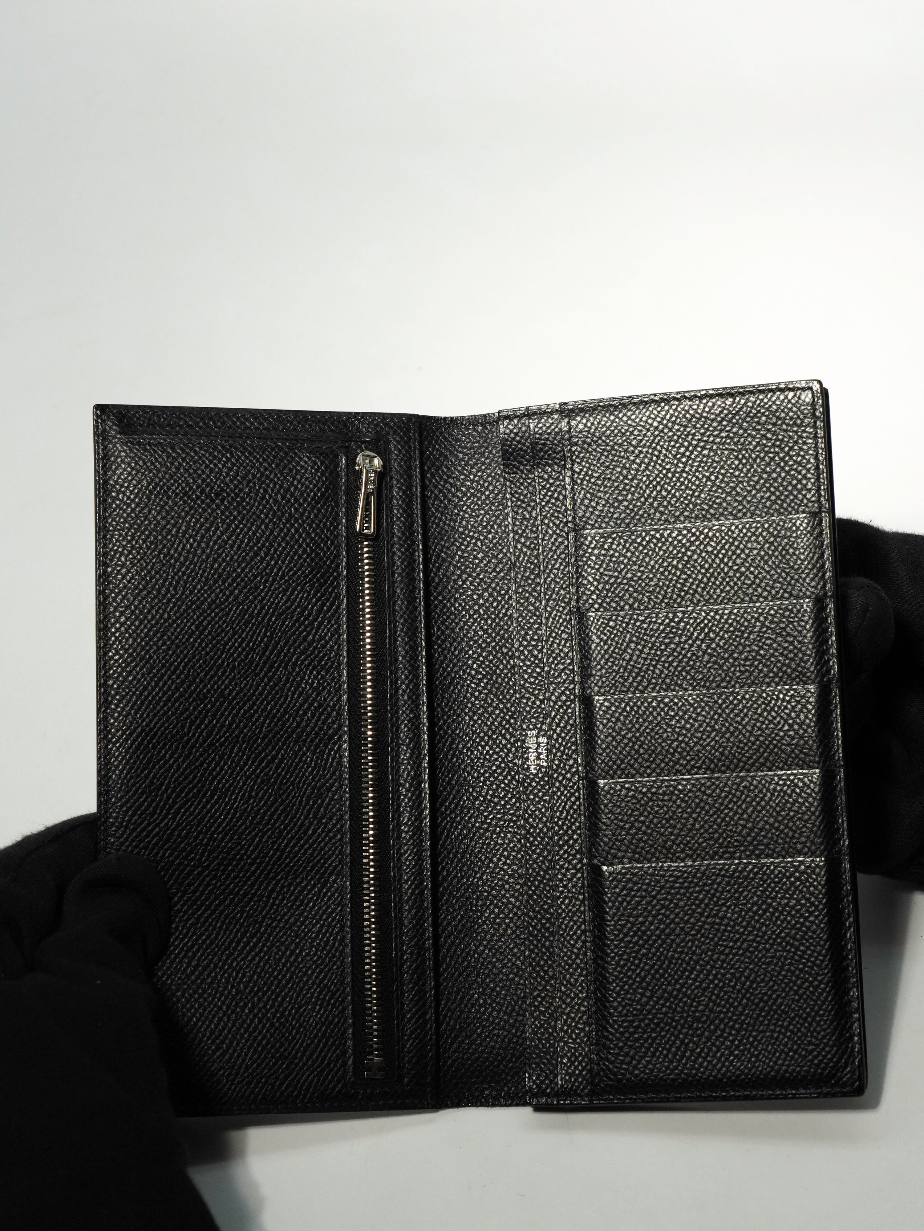 Hermès Portafoglio Béarn Soufflet Togo