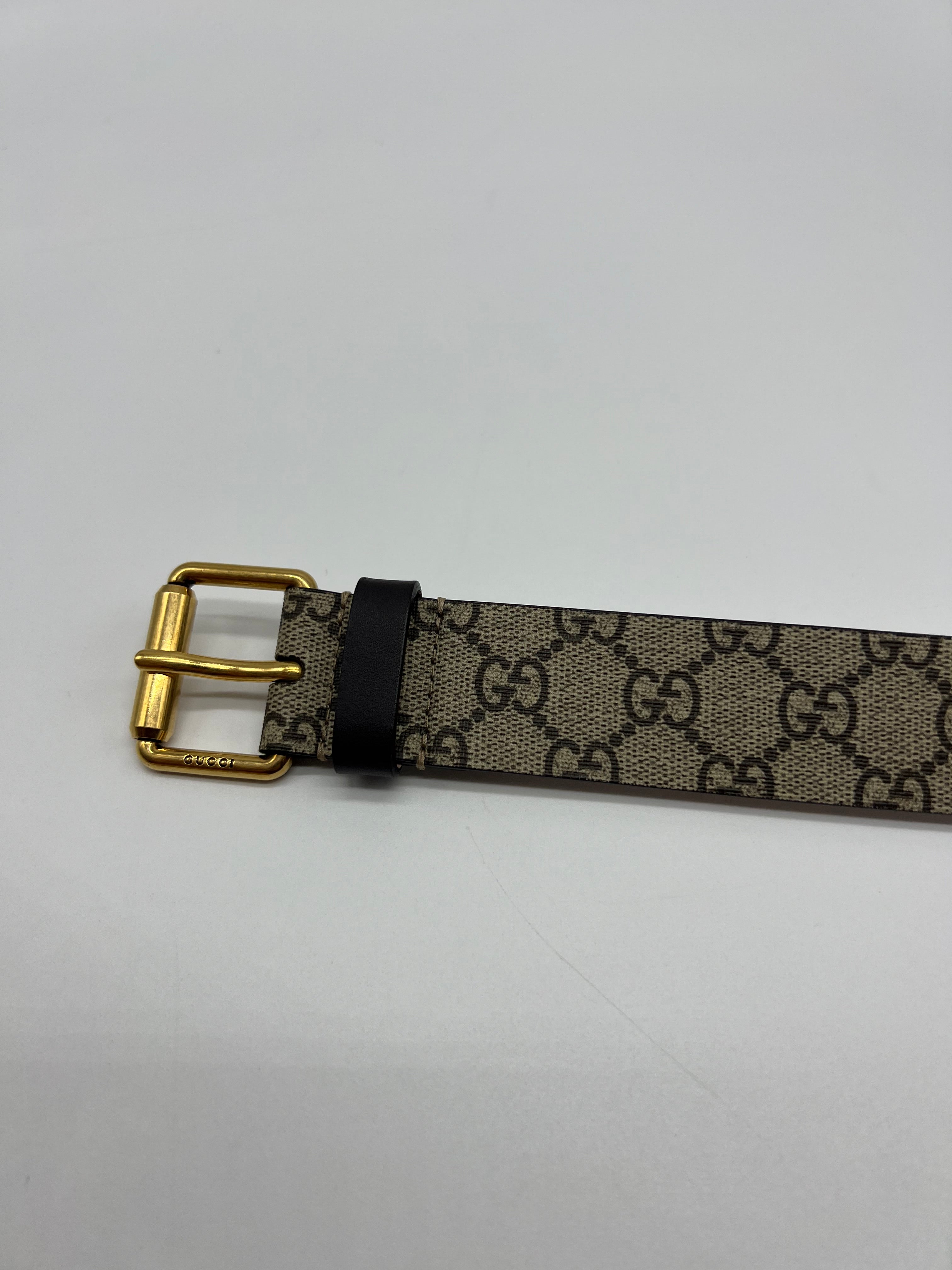 Gucci Tiger GG Supreme Belt