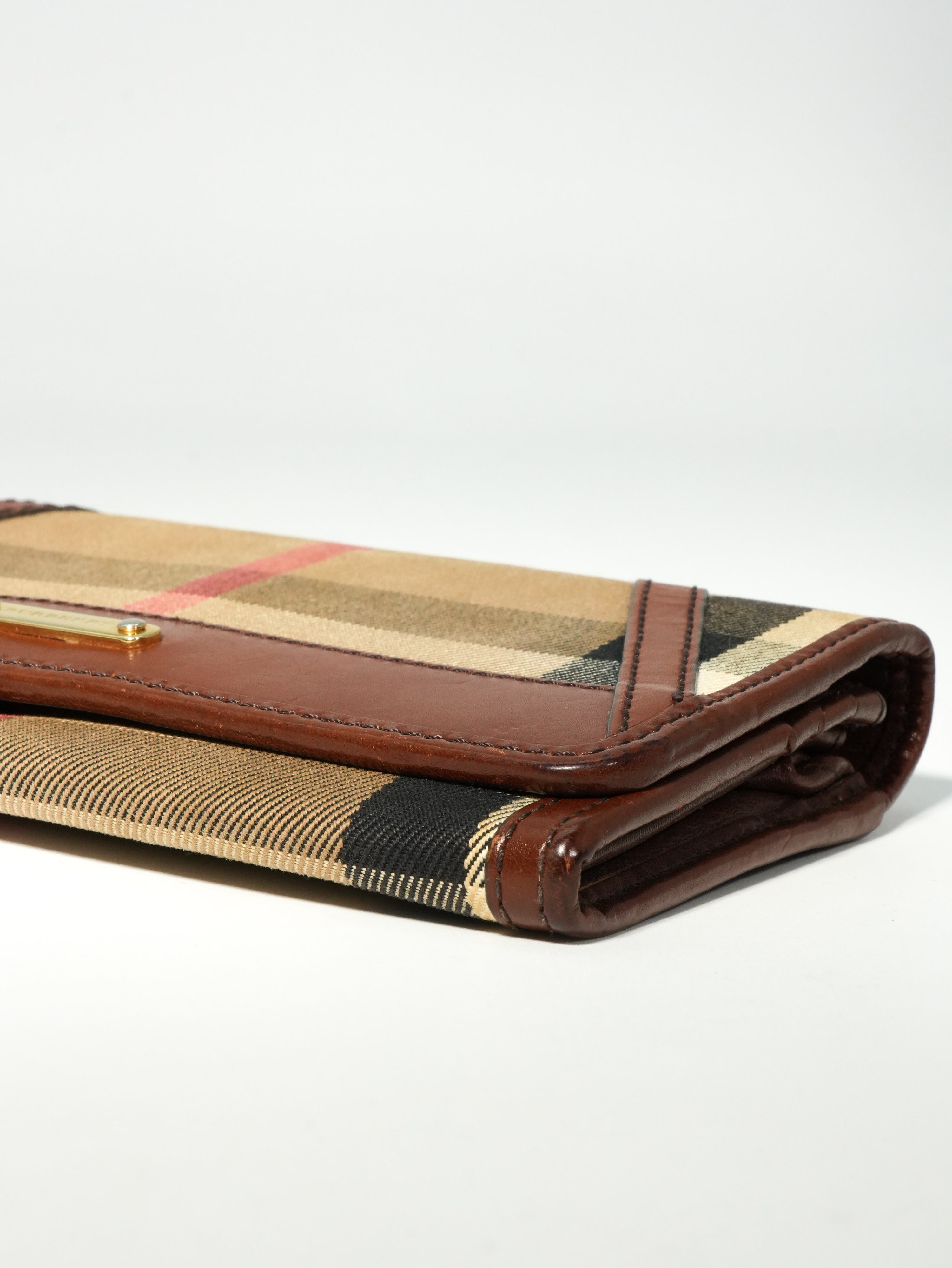 Burberry Portafoglio Lungo Check