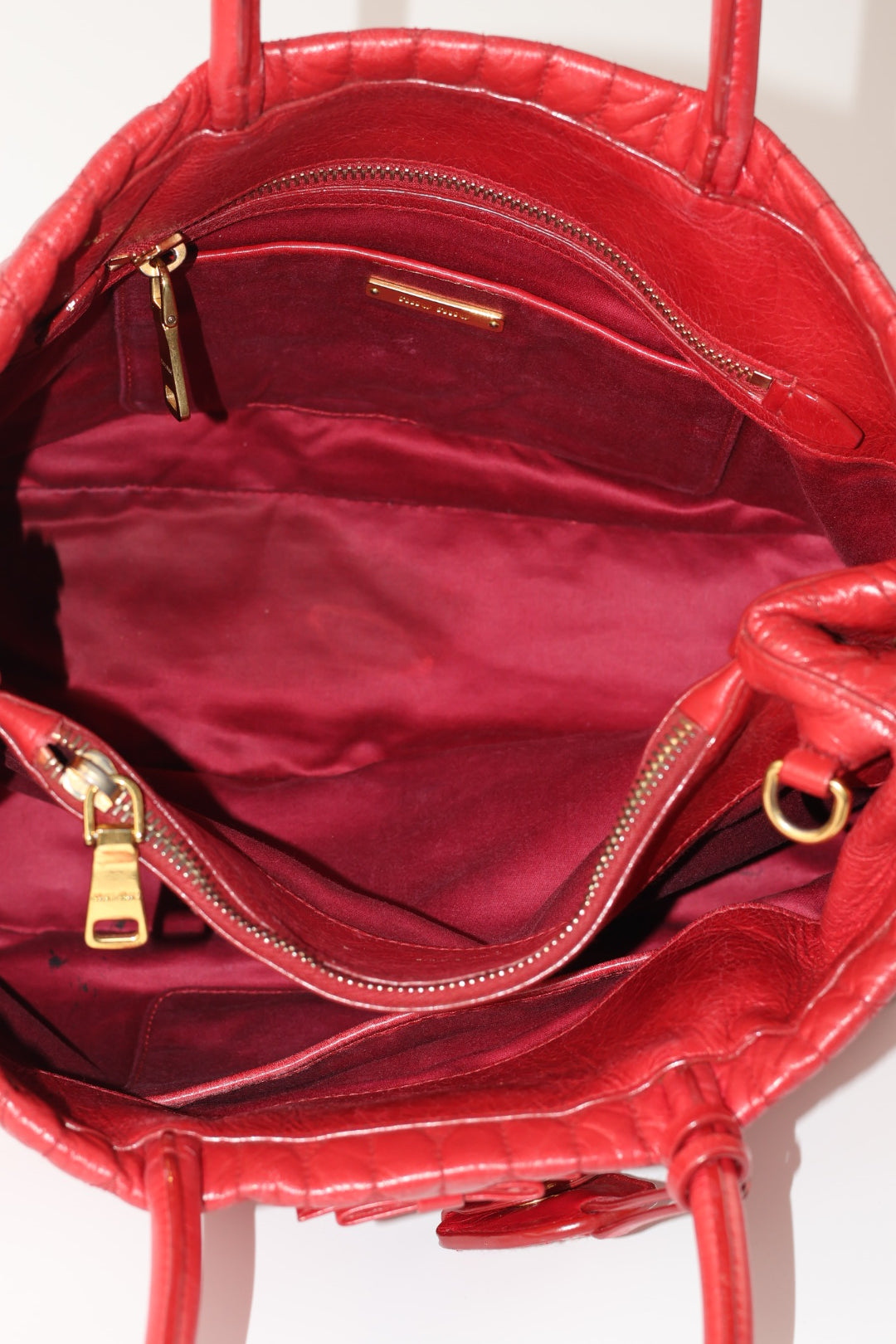 Miu Miu Tote Matelassé