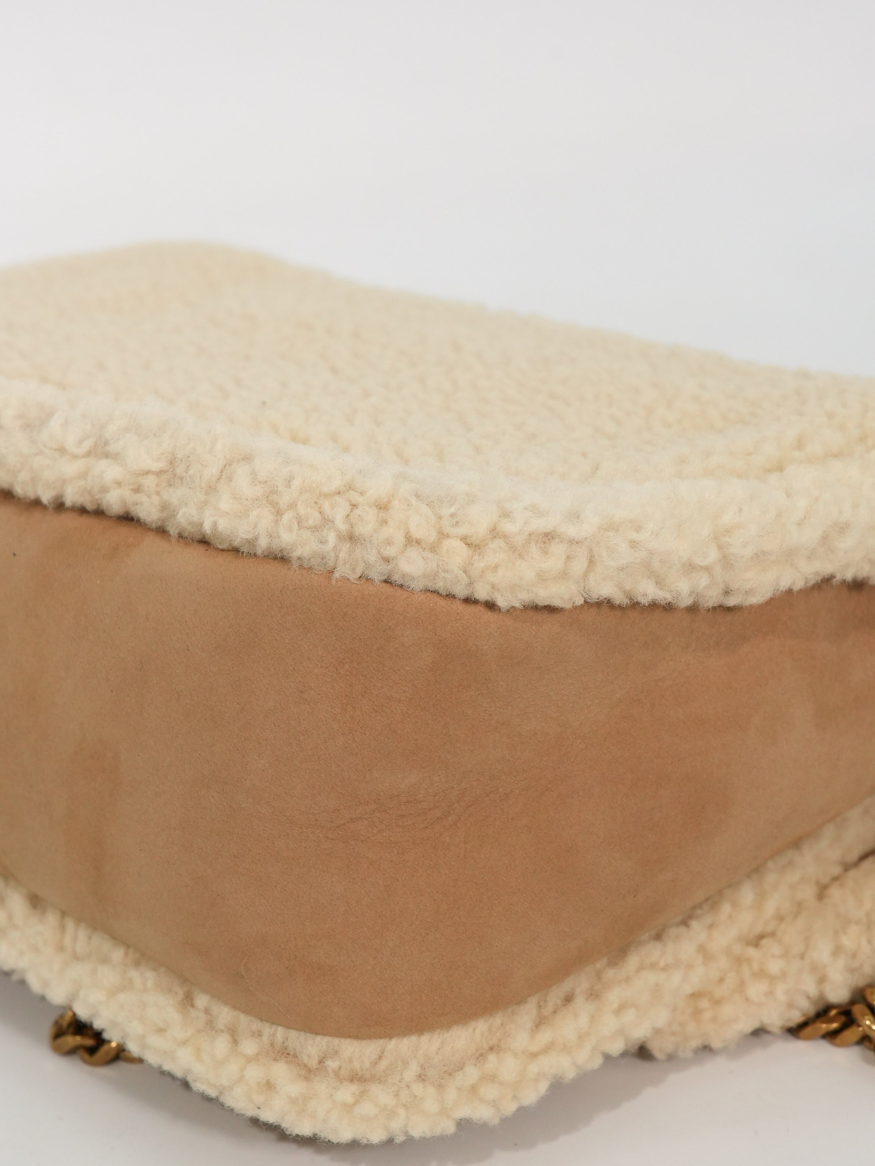 Saint Laurent Niki Baby Shearling