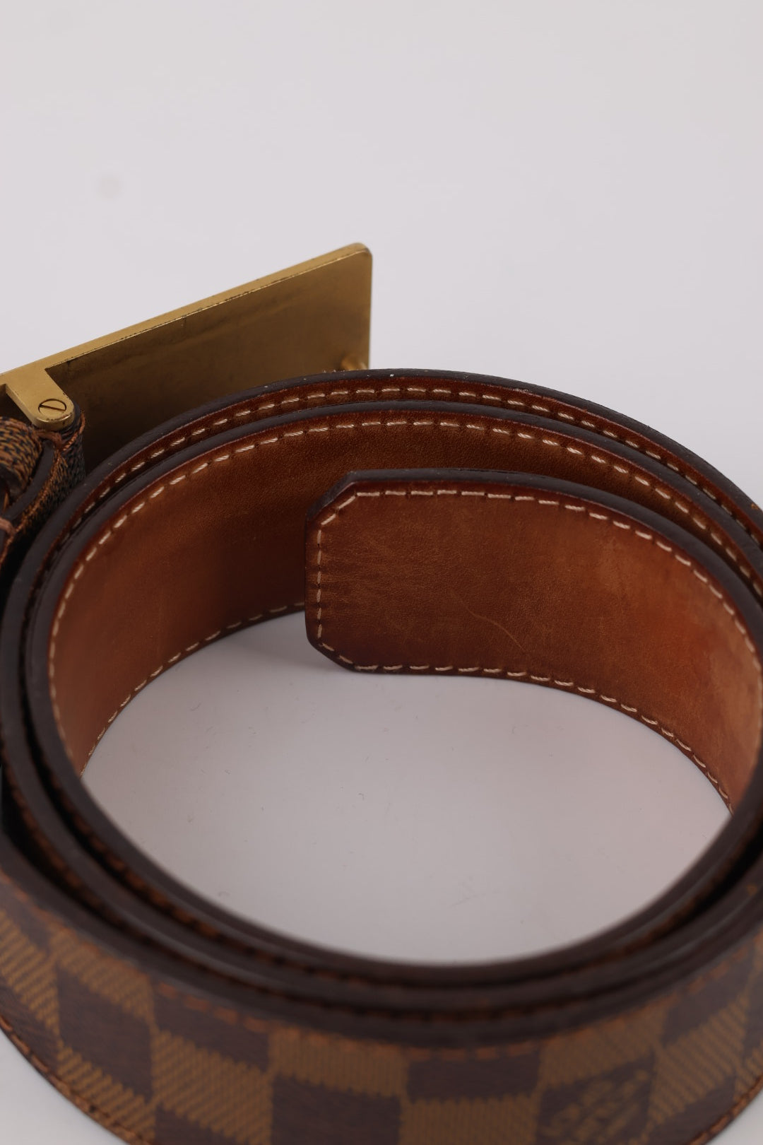Louis Vuitton Cintura Inventeur Damier Ébène