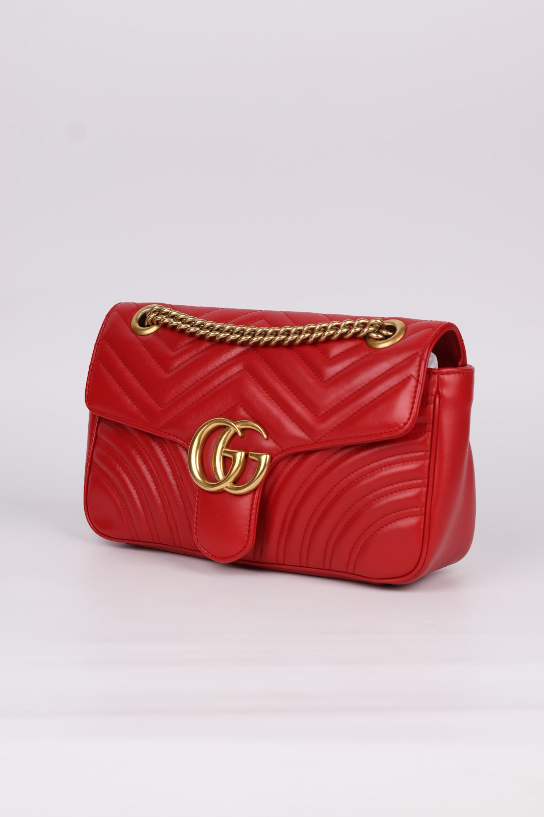 Gucci GG Marmont Media in Pelle Matelassé