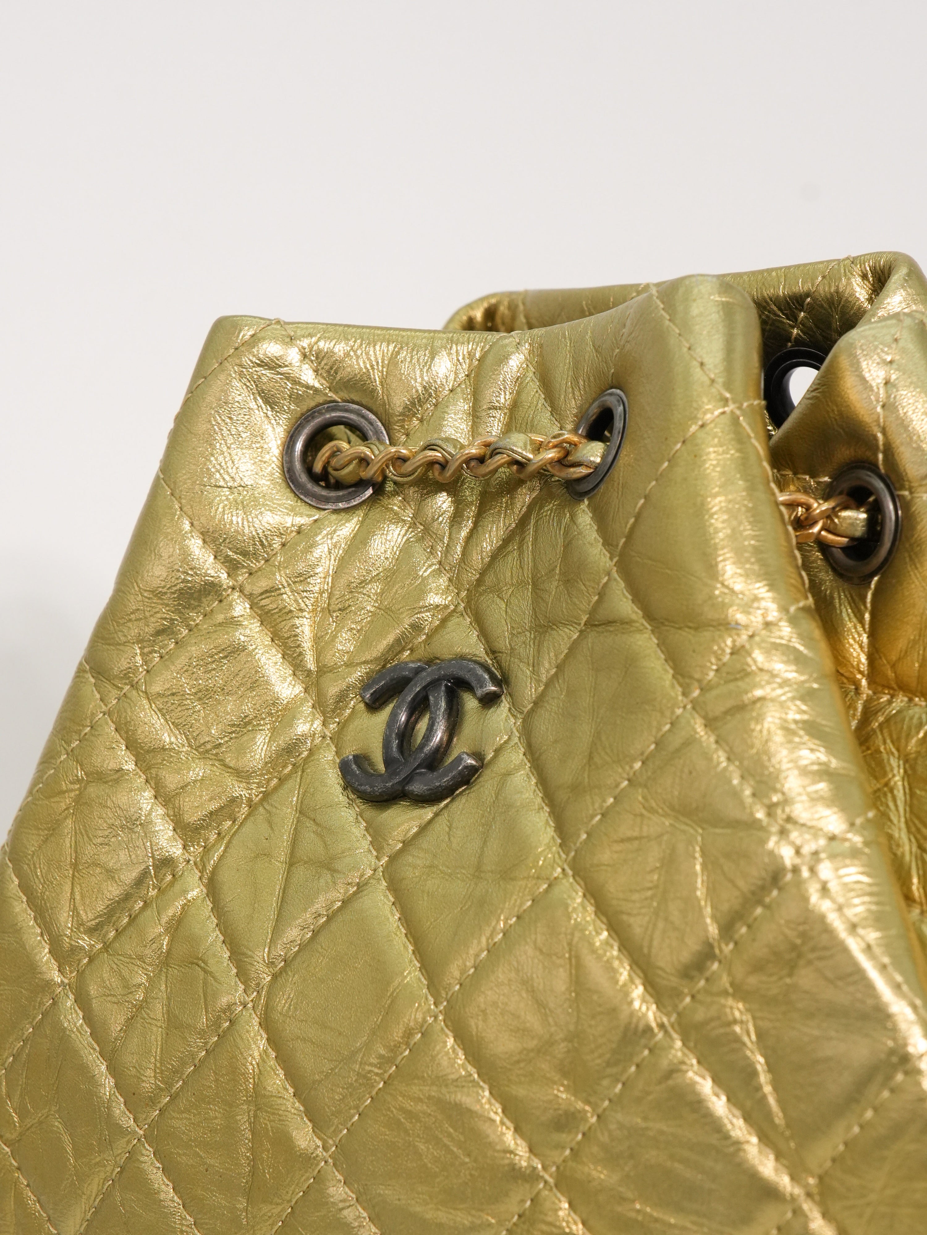 Chanel Zaino Gabrielle Gold