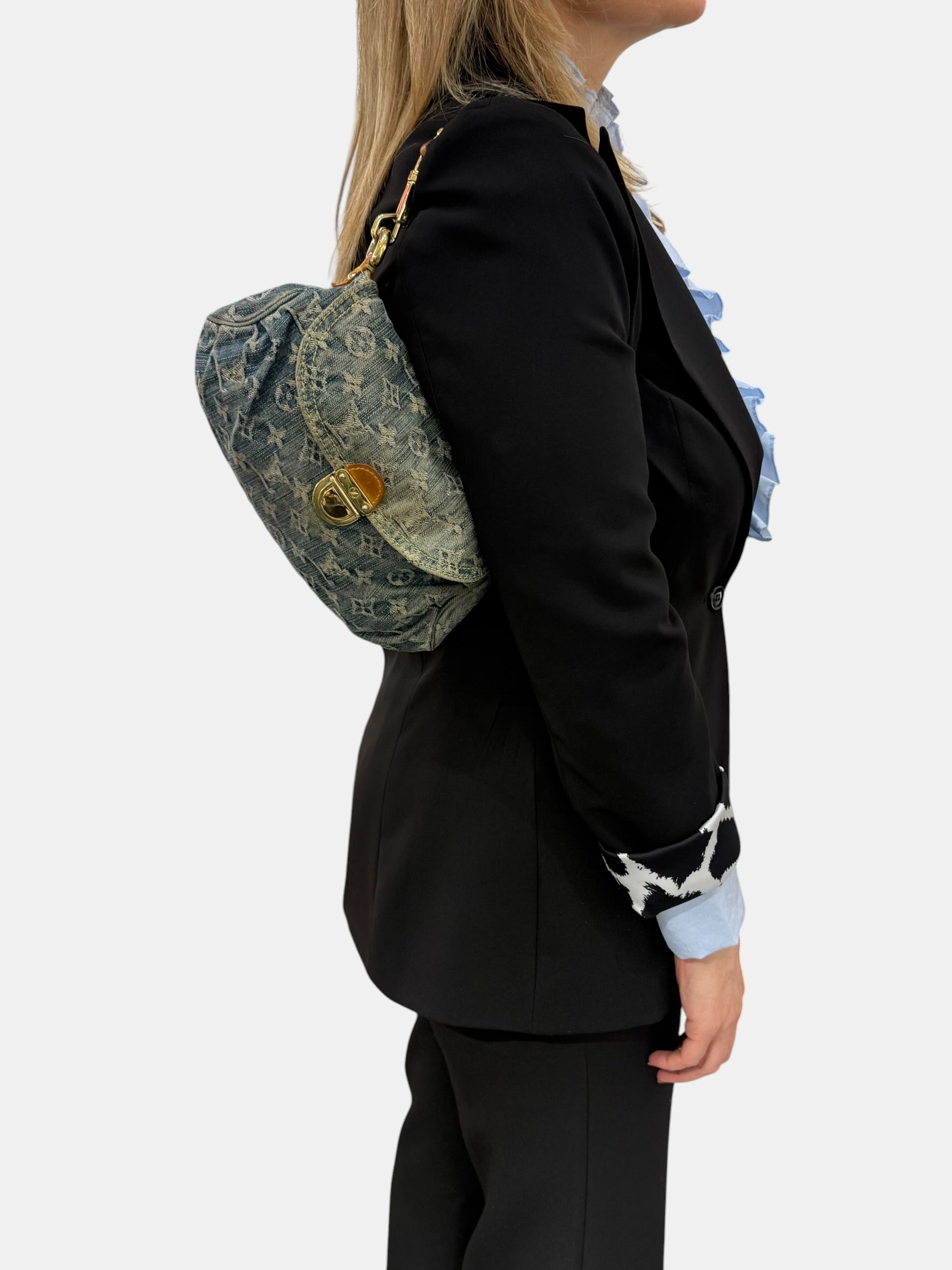 Louis Vuitton Pleaty Monogram Denim