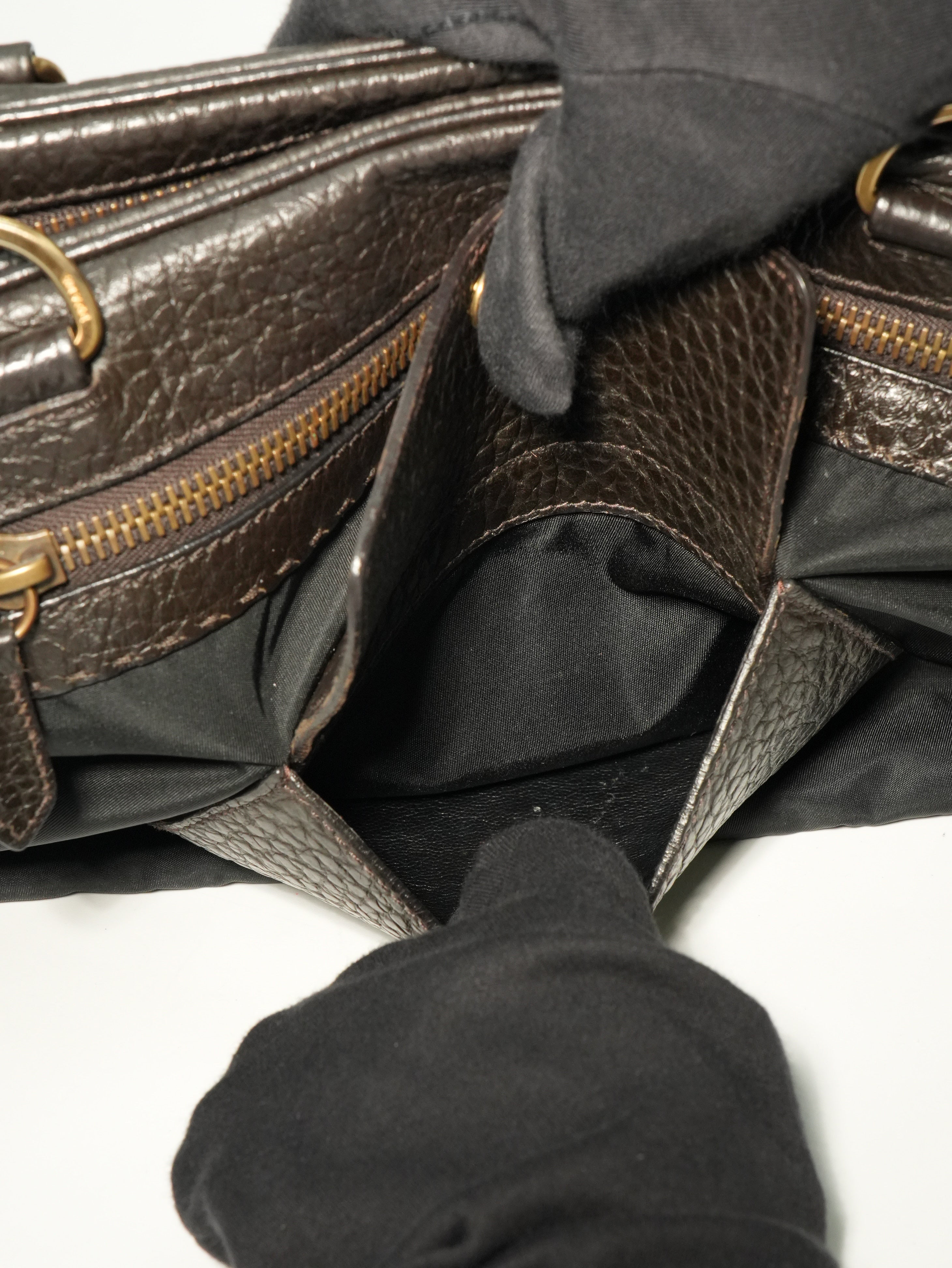 Prada Tote Bag Bowling