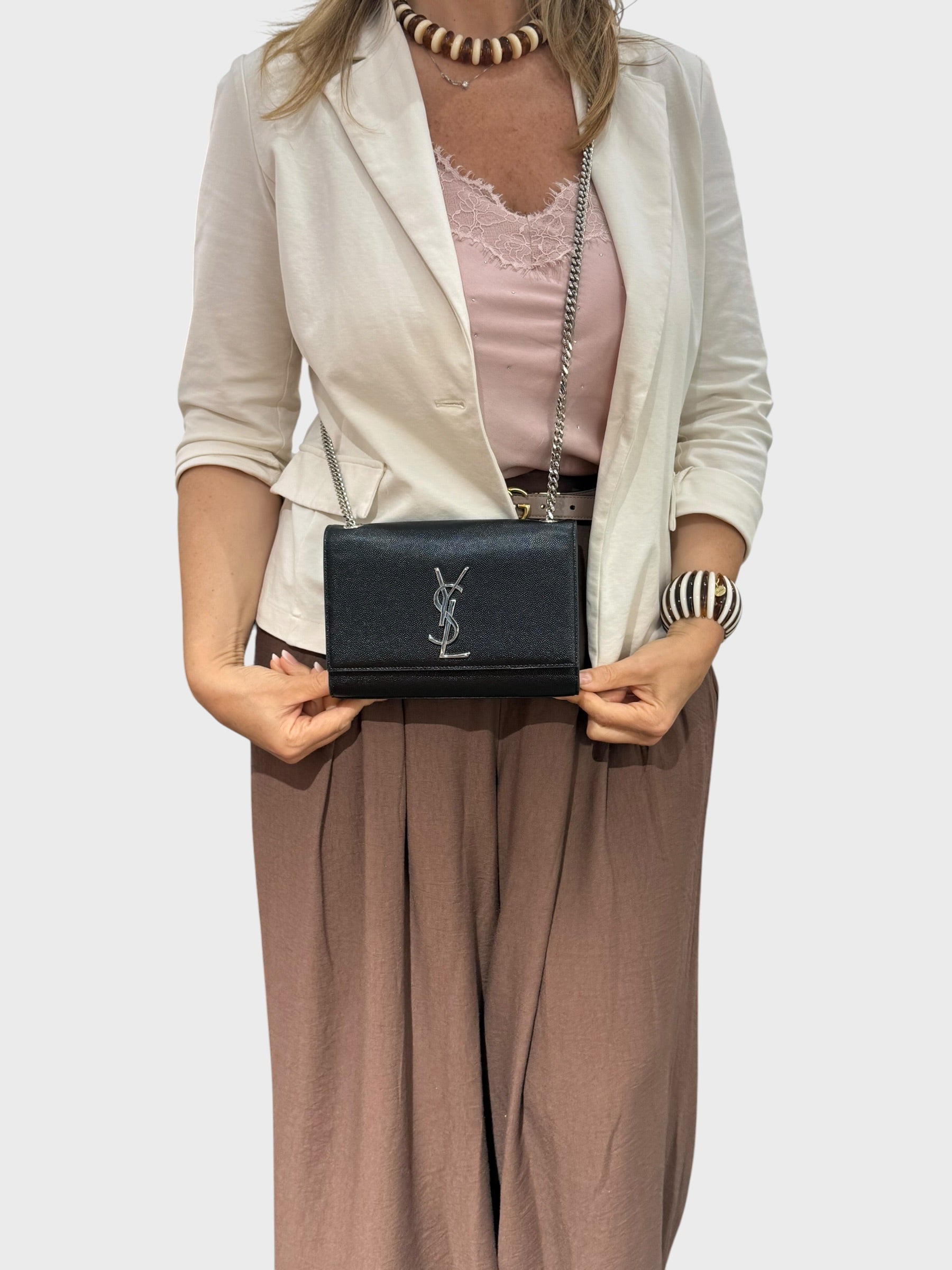Saint Laurent Kate Small Grain De Poudre