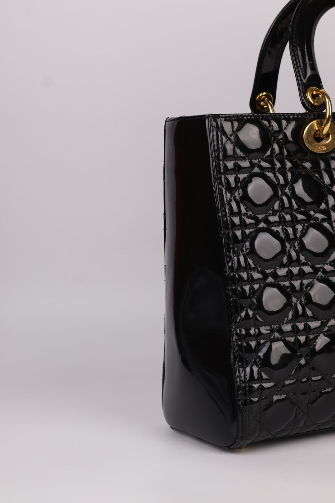 Lady Dior Large Vernis