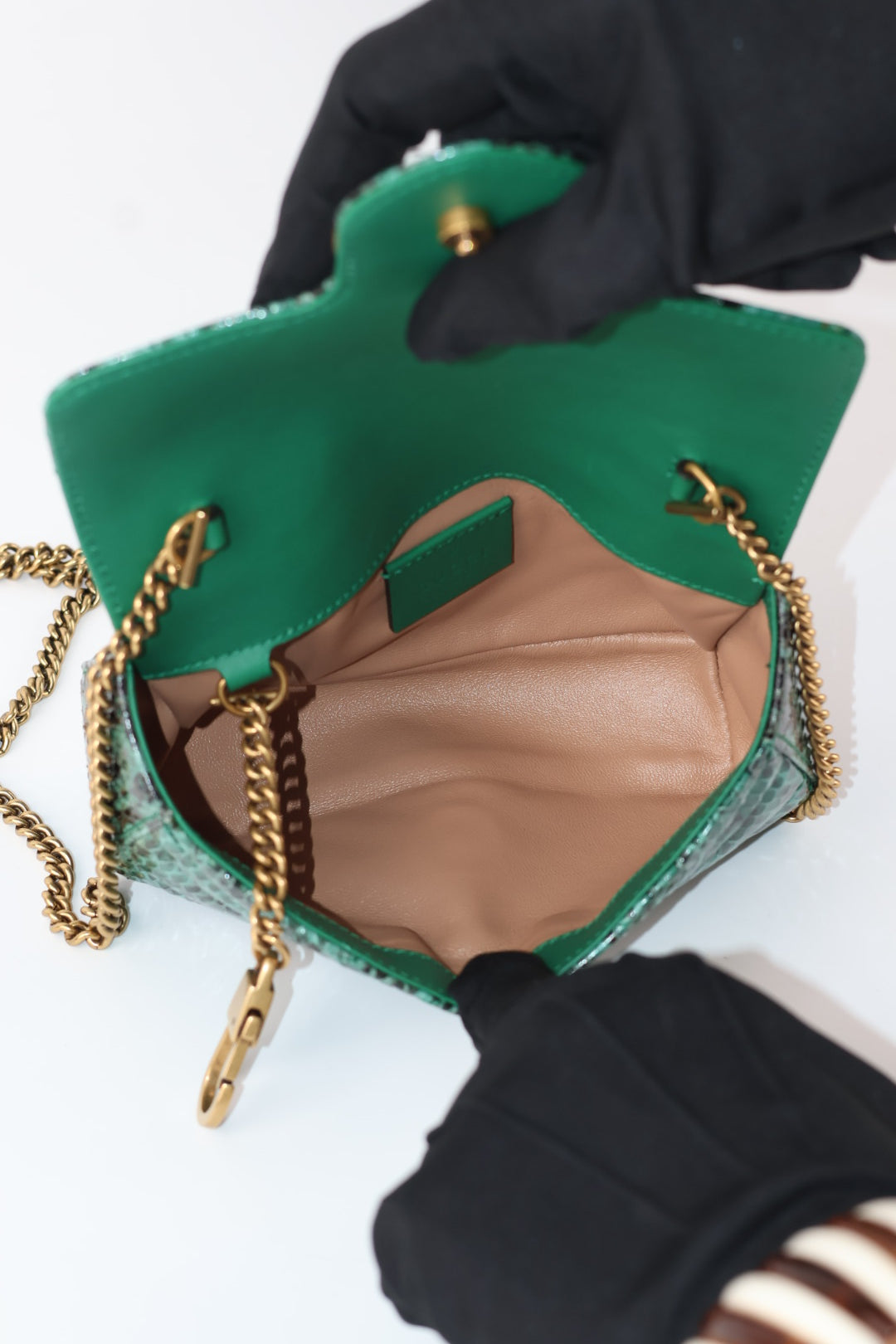 Gucci GG Marmont Supermini Marmont Pitone