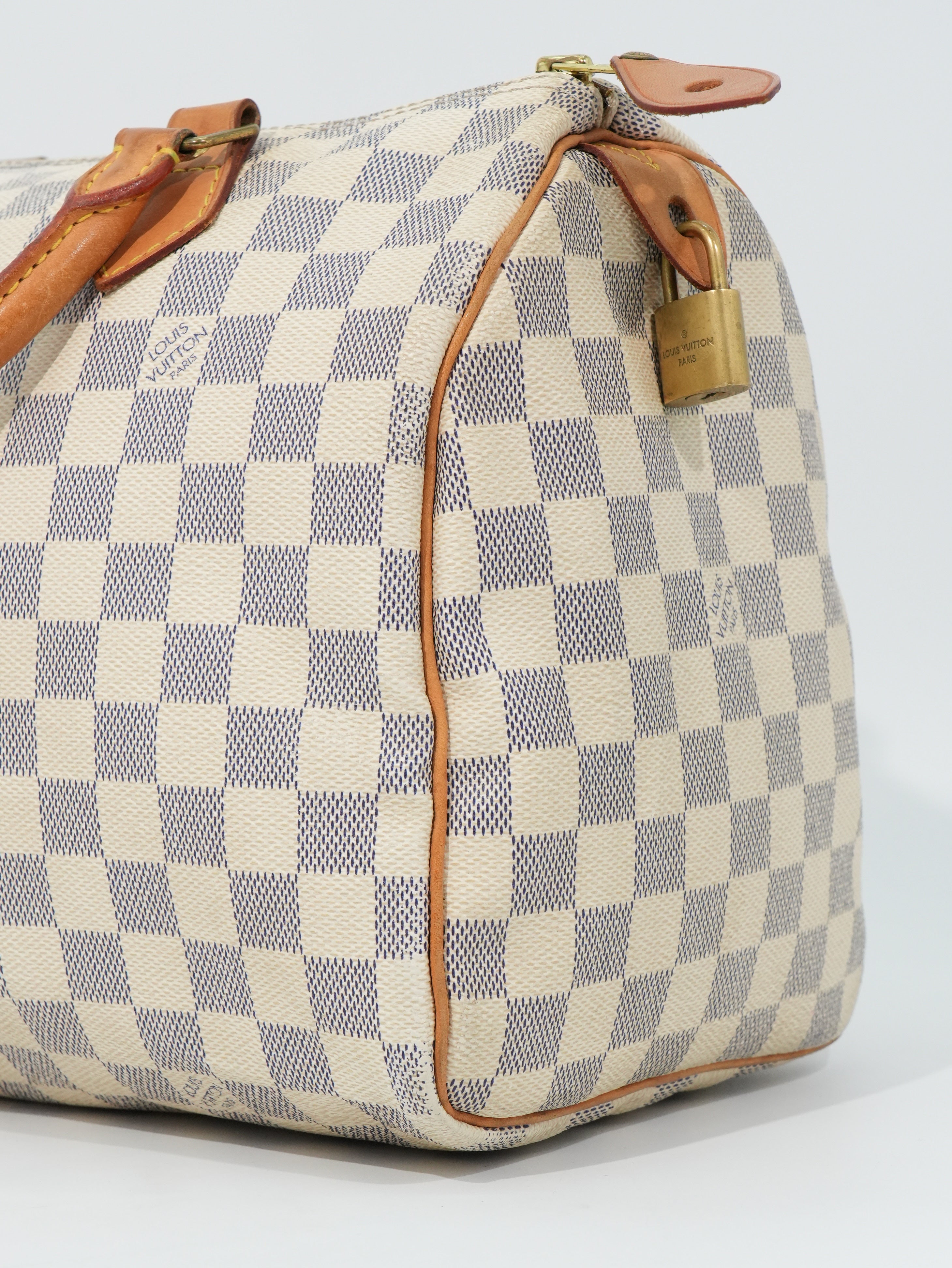 Louis Vuitton Speedy 30 Damier Azur