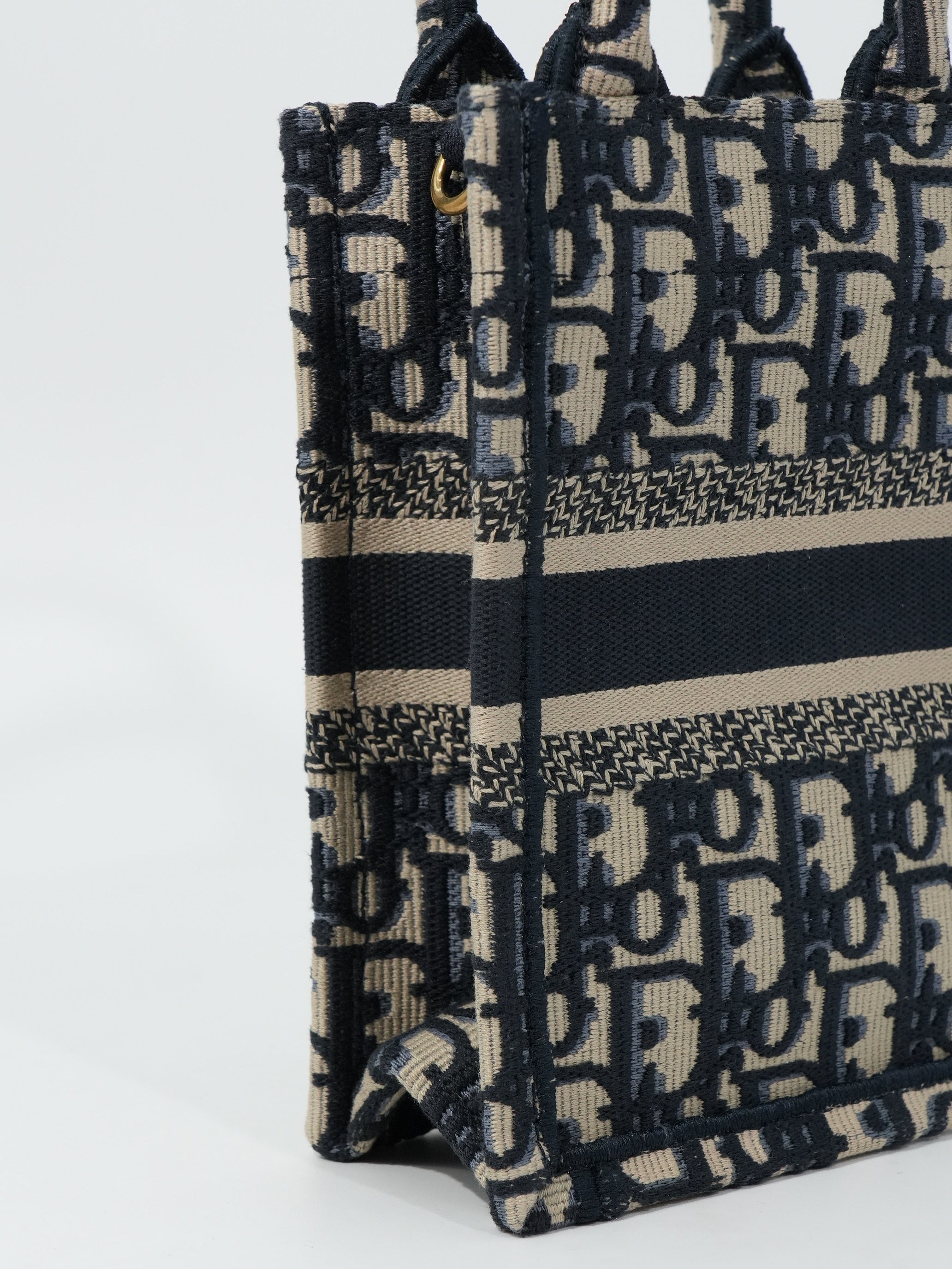 Dior Mini Book Tote in Jacquard Oblique