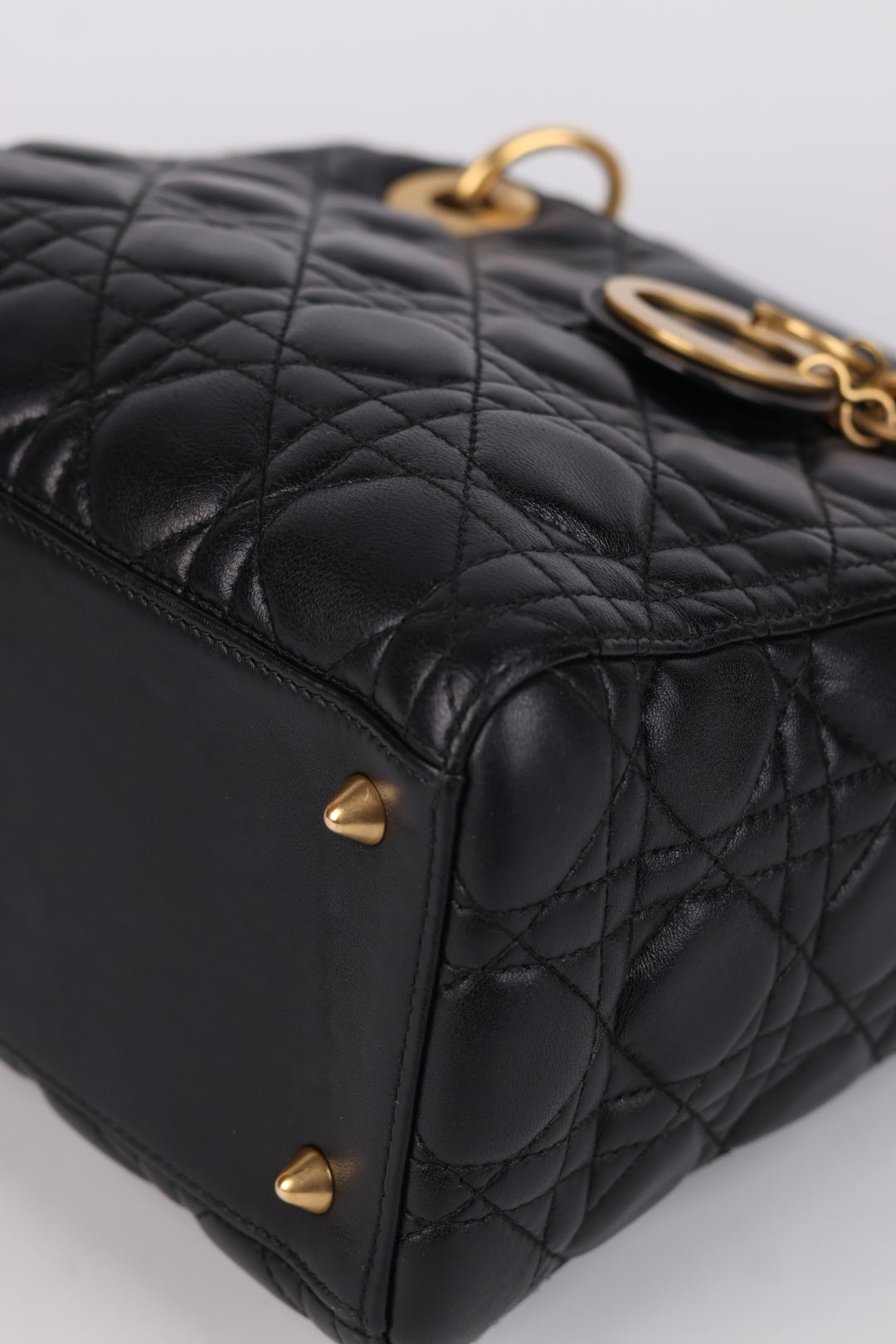 Lady Dior Meda in Pelle