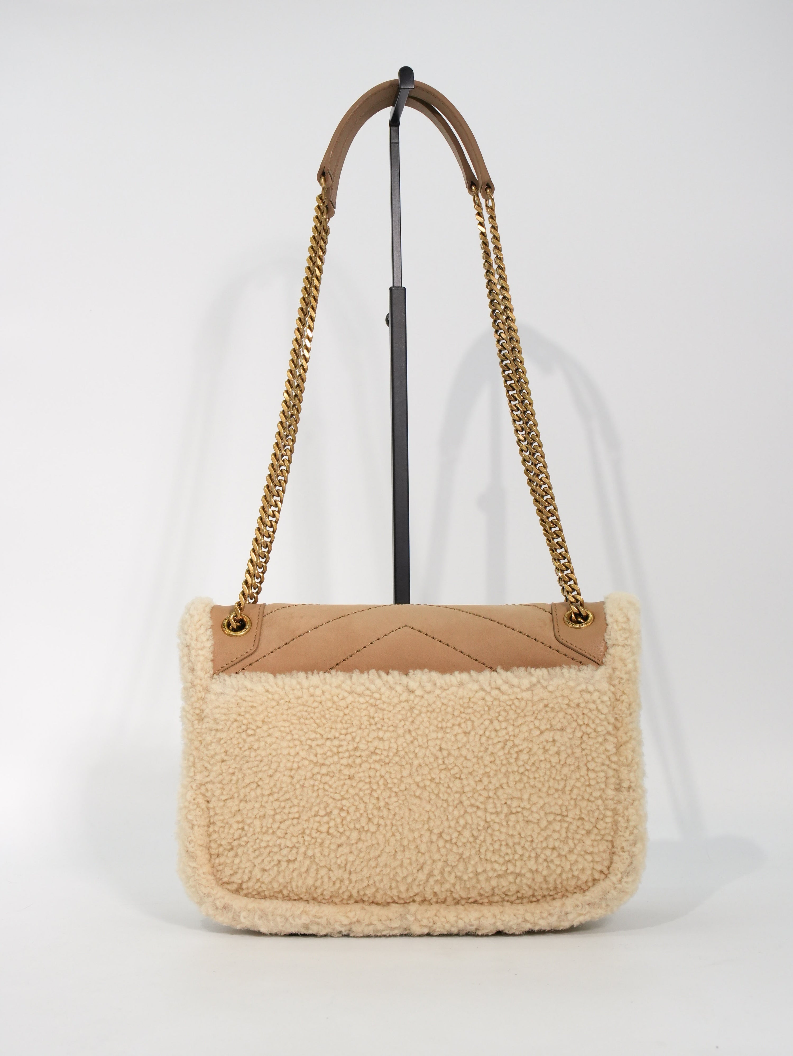 Saint Laurent Niki Baby Shearling