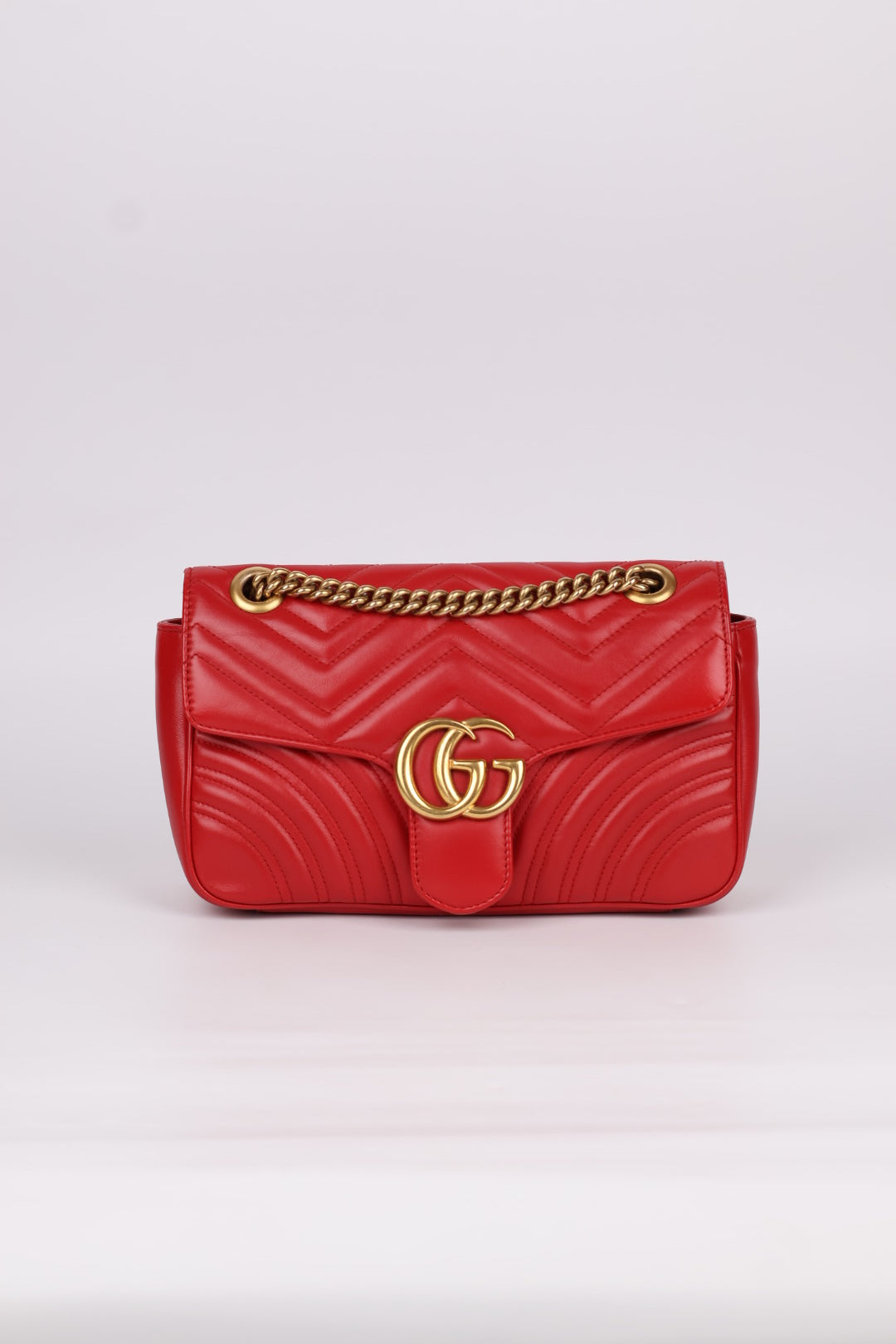 Gucci GG Marmont Media in Pelle Matelassé