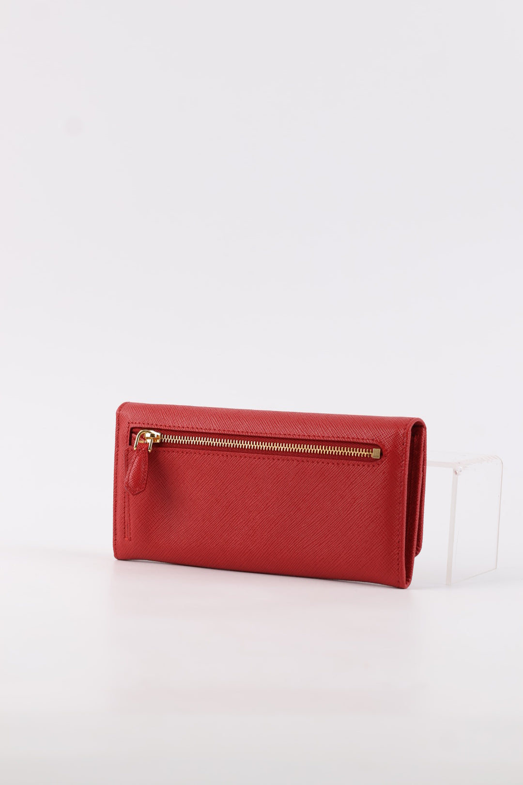 Prada Portafoglio Lungo in Pelle Saffiano